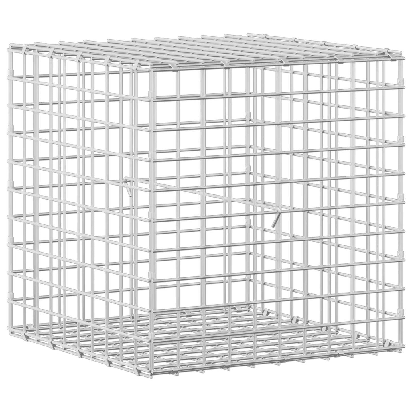 vidaXL Γκαμπιόν με σύρμα 5 mm και πλέγμα 5x5 cm 50x50x50 εκ.