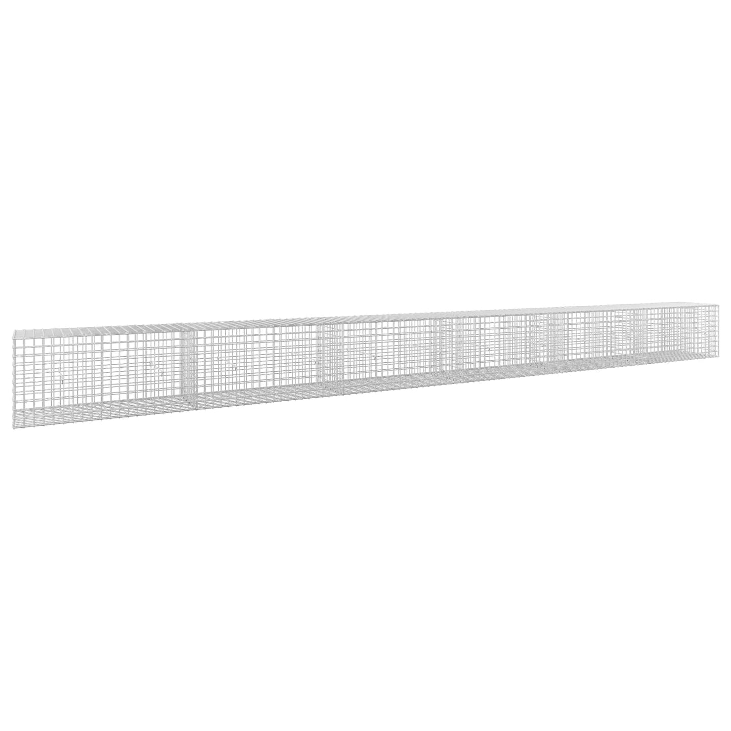 vidaXL Γκαμπιόν με σύρμα 5 mm και πλέγμα 5x5 cm 600x50x50 εκ