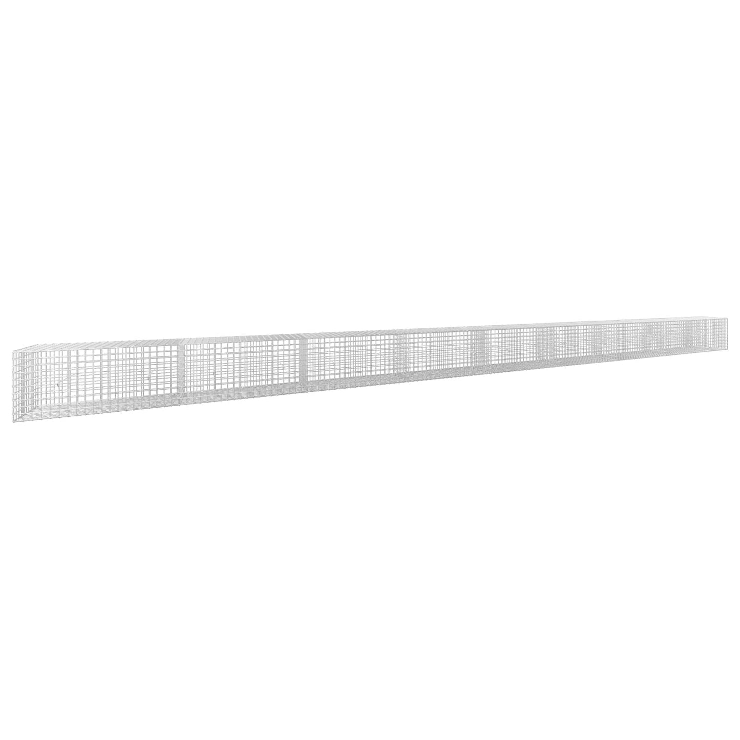vidaXL Γκαμπιόν με σύρμα 5 mm και πλέγμα 5x5 cm 850x50x50 εκ