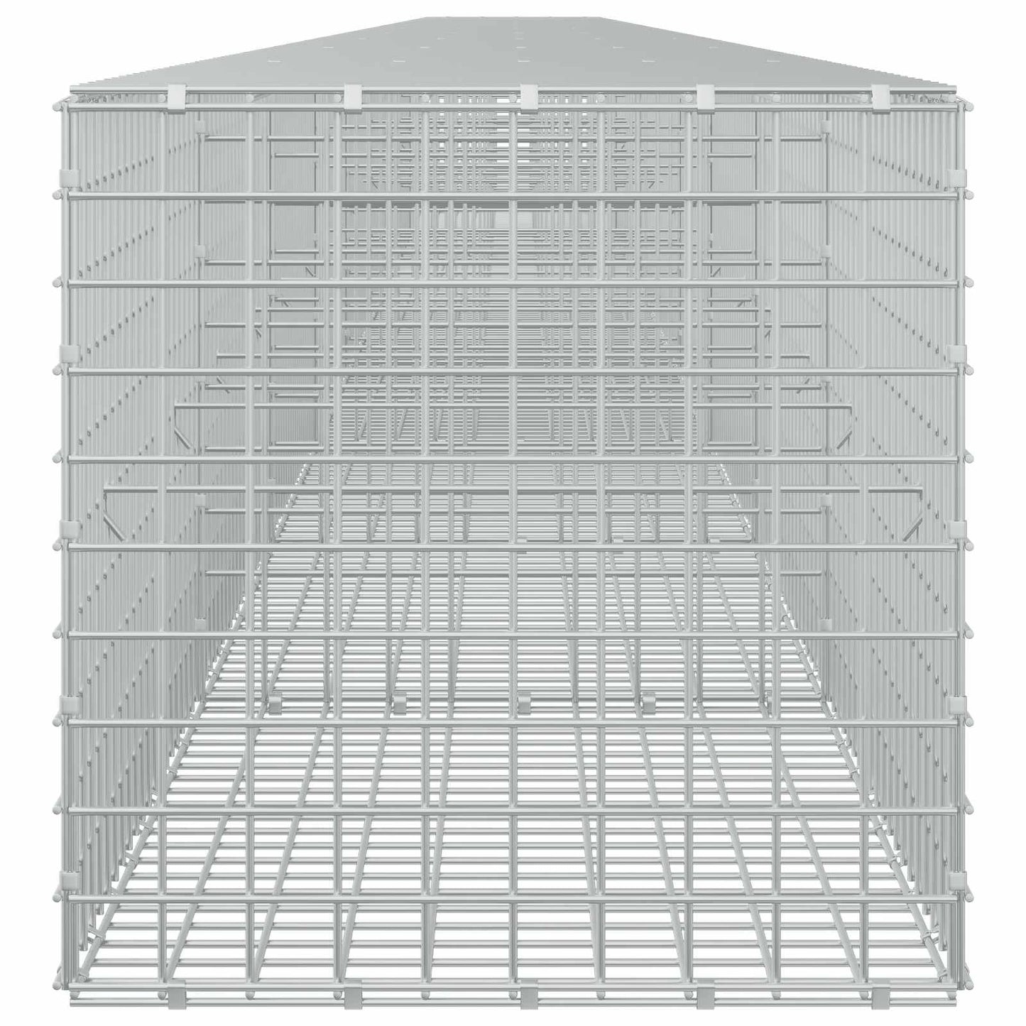 vidaXL Γκαμπιόν με σύρμα 5 mm και πλέγμα 5x5 cm 1000x50x50 εκ.