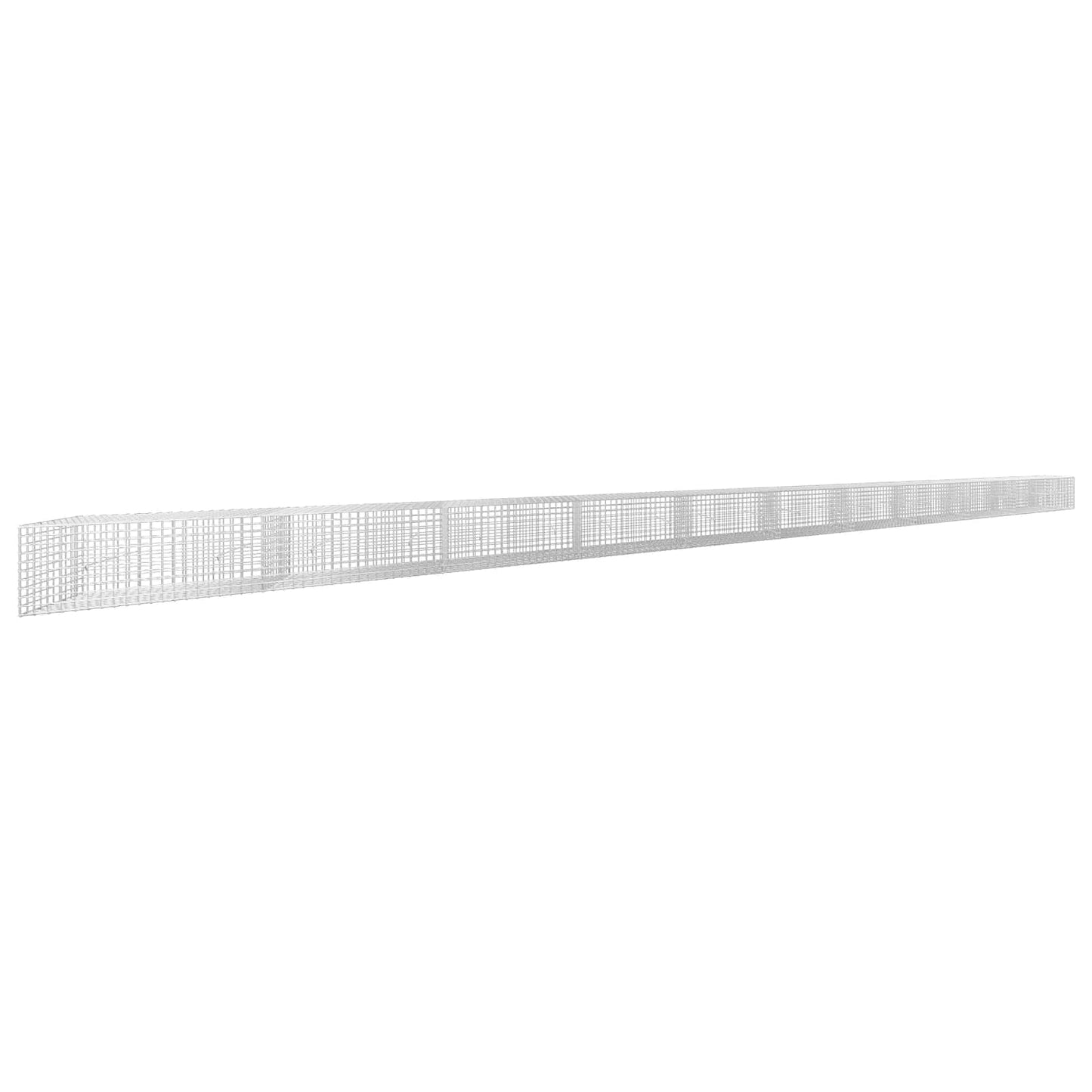 vidaXL Γκαμπιόν με σύρμα 5 mm και πλέγμα 5x5 cm 1050x50x50 εκ