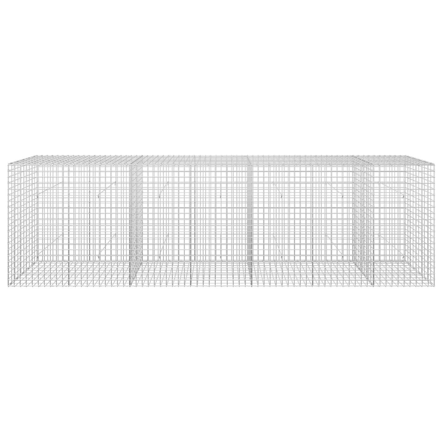 vidaXL Γκαμπιόν με σύρμα 5 mm και πλέγμα 5x5 cm 350x50x100 εκ.