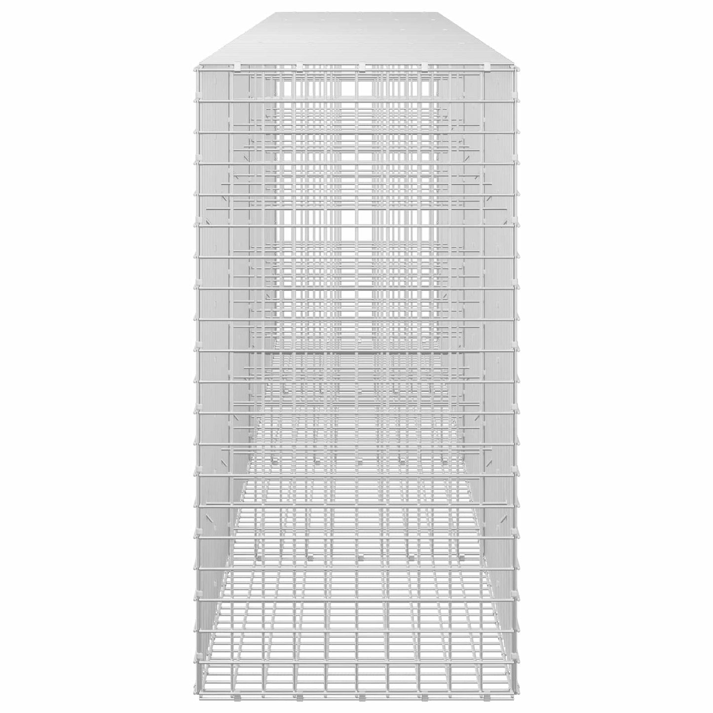 vidaXL Γκαμπιόν με σύρμα 5 mm και πλέγμα 5x5 cm 400x50x100 εκ