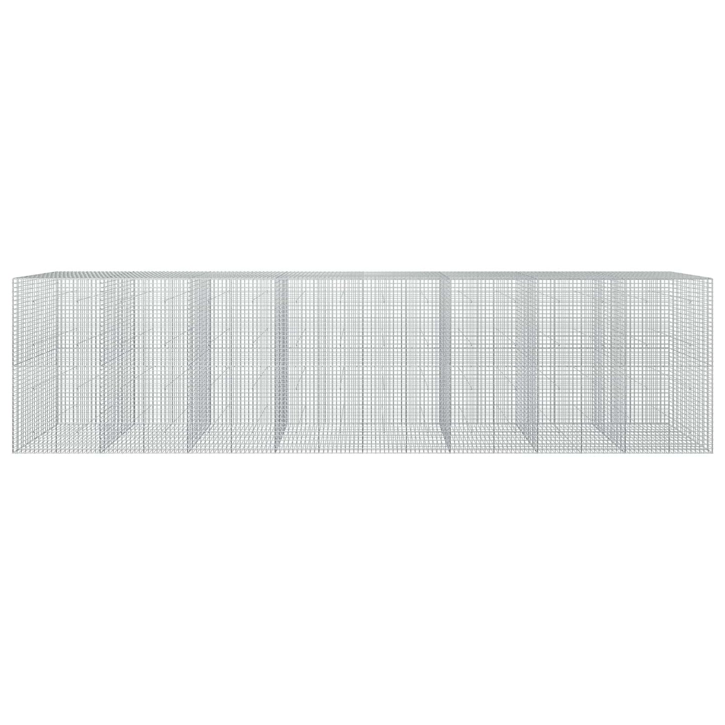 vidaXL Γκαμπιόν με σύρμα 5 mm και πλέγμα 5x5 cm 800x50x200 εκ