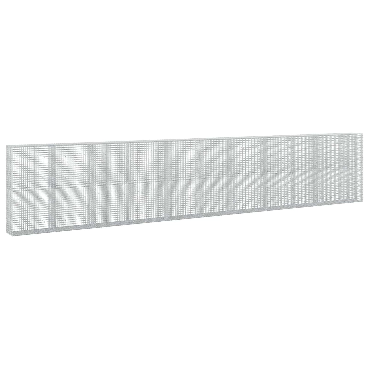 vidaXL Γκαμπιόν με σύρμα 5 mm και πλέγμα 5x5 cm 1050x50x200 εκ