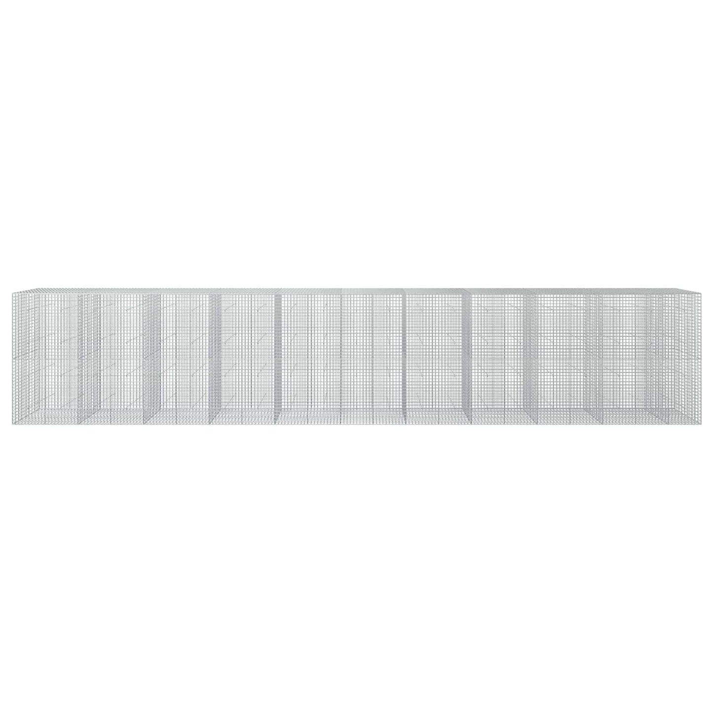 vidaXL Γκαμπιόν με σύρμα 5 mm και πλέγμα 5x5 cm 1050x50x200 εκ