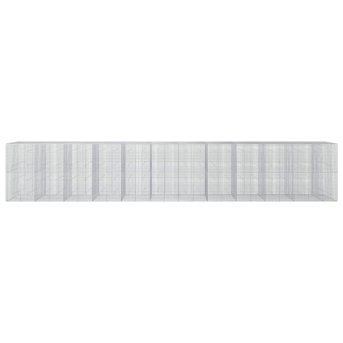 vidaXL Γκαμπιόν με σύρμα 5 mm και πλέγμα 5x5 cm 1150x50x200 εκ