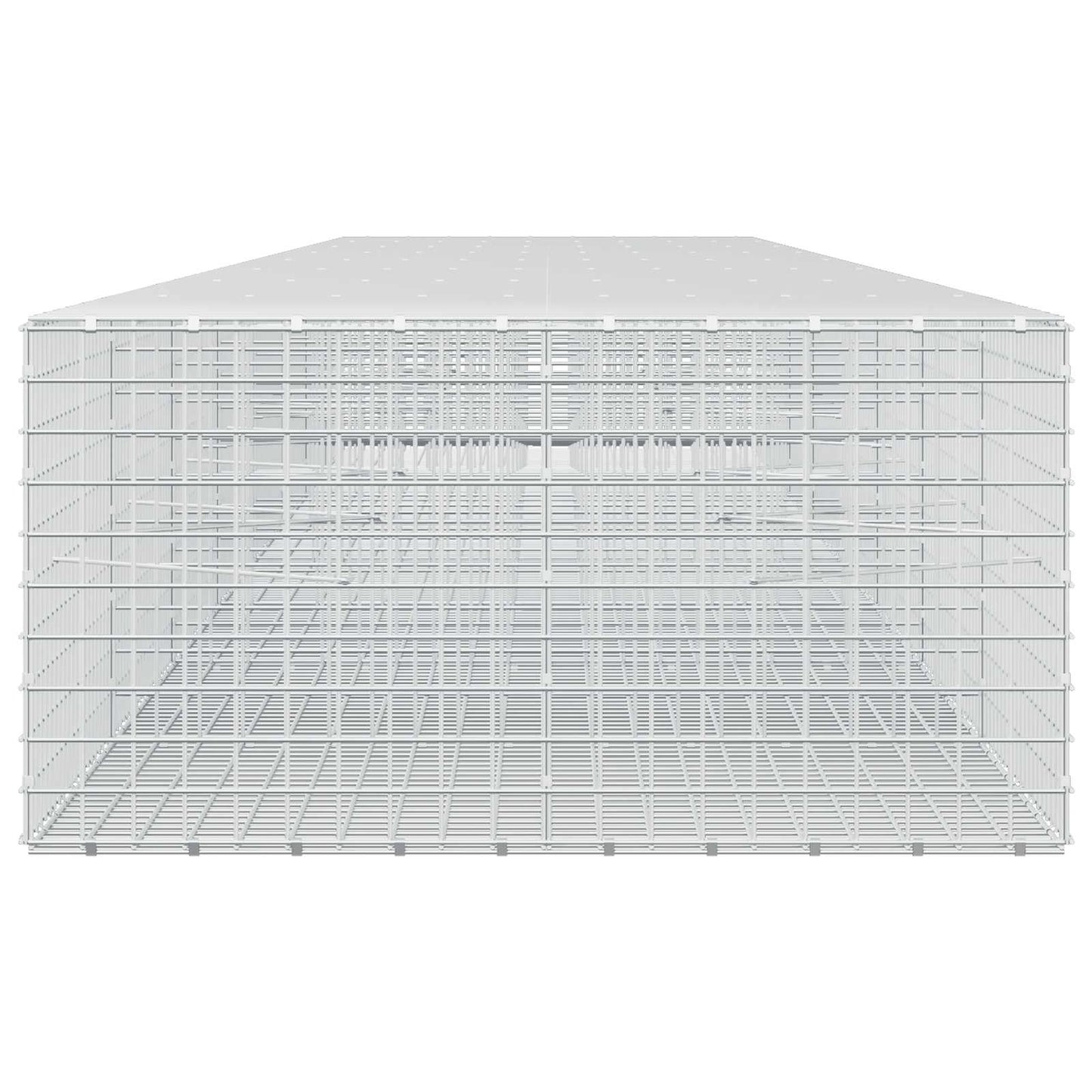 vidaXL Γκαμπιόν με σύρμα 5 mm και πλέγμα 5x5 cm 800x100x50 εκ.
