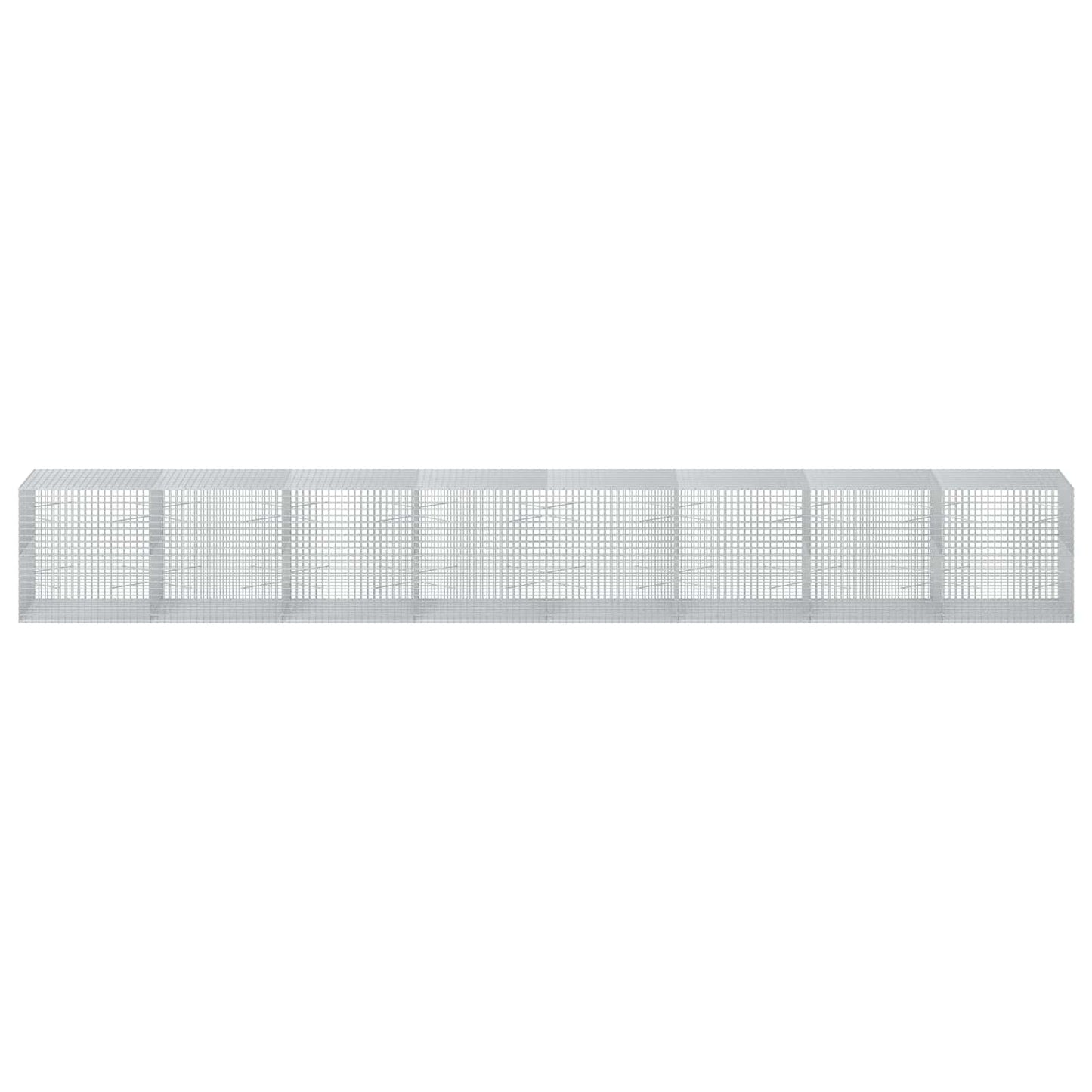 vidaXL Γκαμπιόν με σύρμα 5 mm και πλέγμα 5x5 cm 800x100x100 εκ.