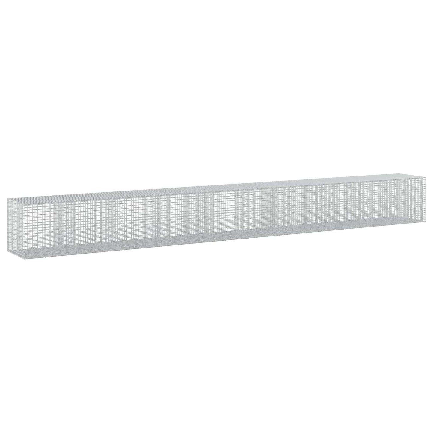 vidaXL Γκαμπιόν με σύρμα 5 mm και πλέγμα 5x5 cm 950x100x100 εκ