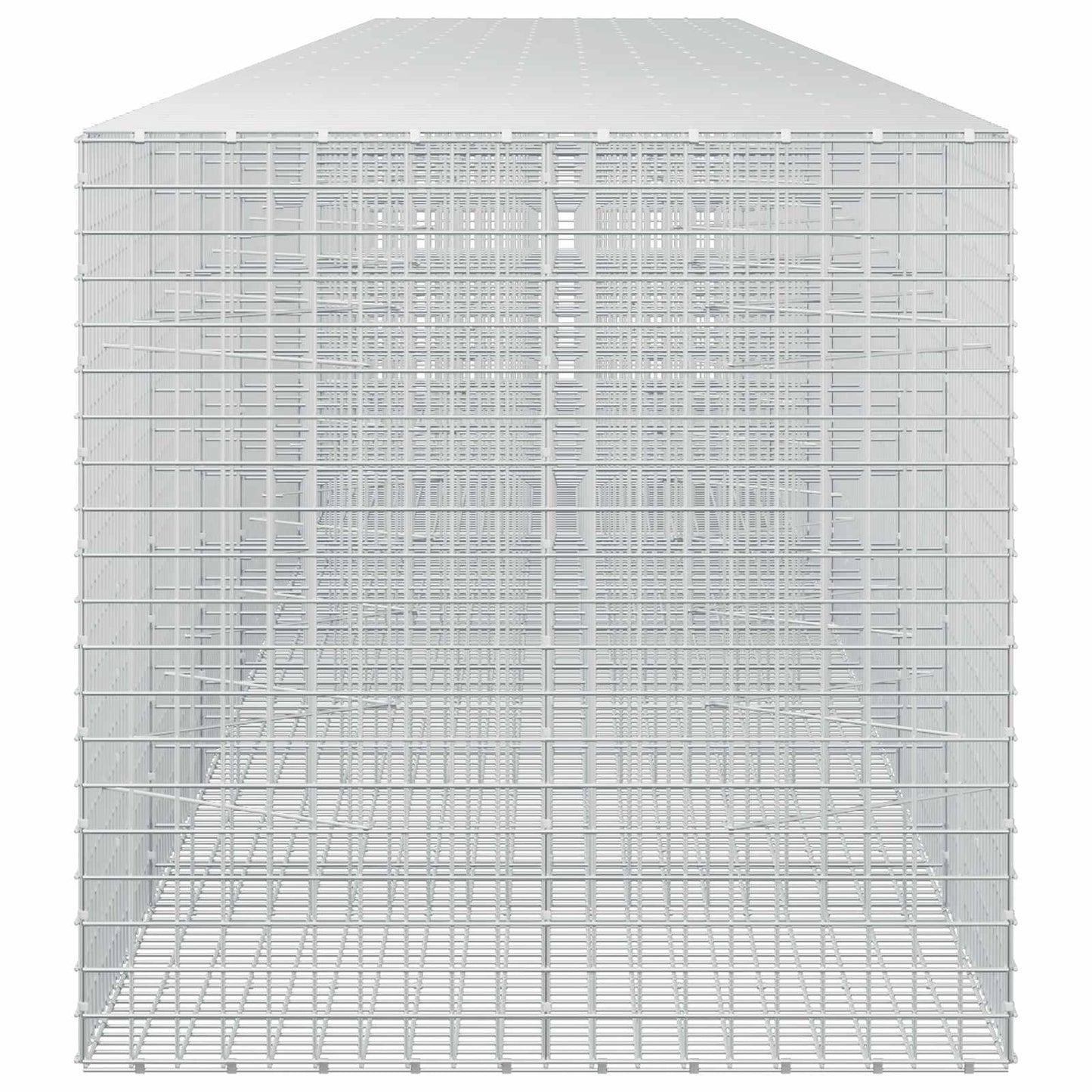vidaXL Γκαμπιόν με σύρμα 5 mm και πλέγμα 5x5 cm 950x100x100 εκ