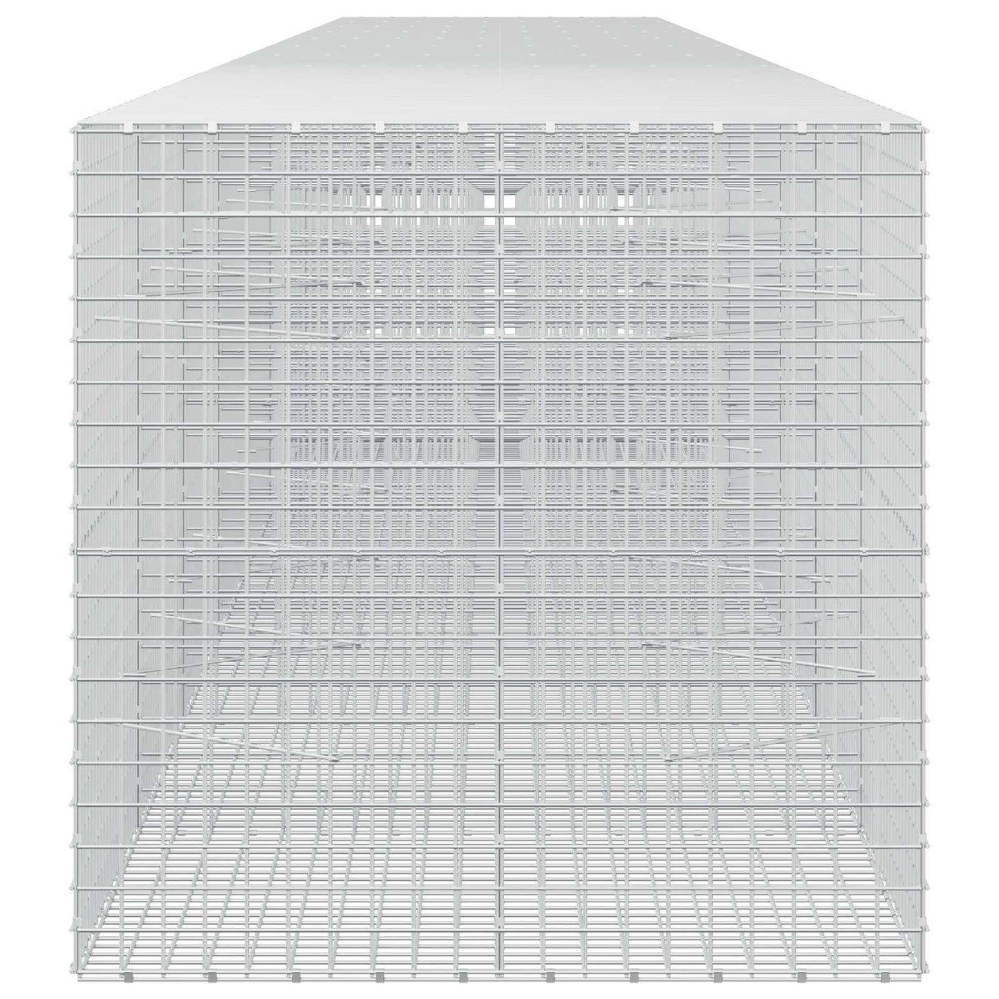 vidaXL Γκαμπιόν με σύρμα 5 mm και πλέγμα 5x5 cm 1000x100x100 εκ.