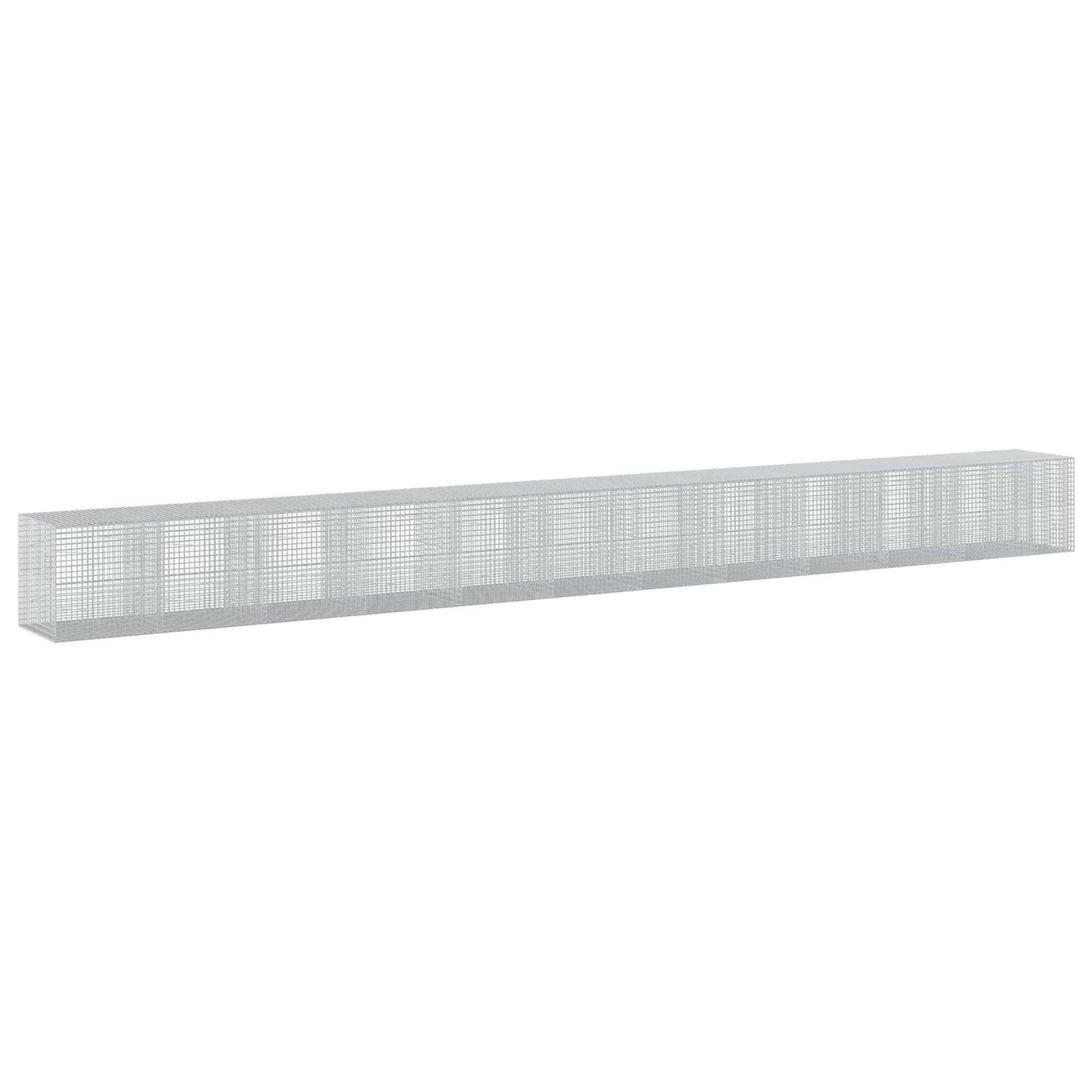 vidaXL Γκαμπιόν με σύρμα 5 mm και πλέγμα 5x5 cm 1150x100x100 εκ.
