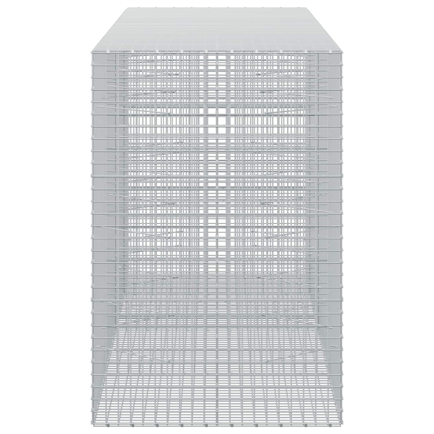 vidaXL Γκαμπιόν με σύρμα 5 mm και πλέγμα 5x5 cm 400x100x150 εκ.