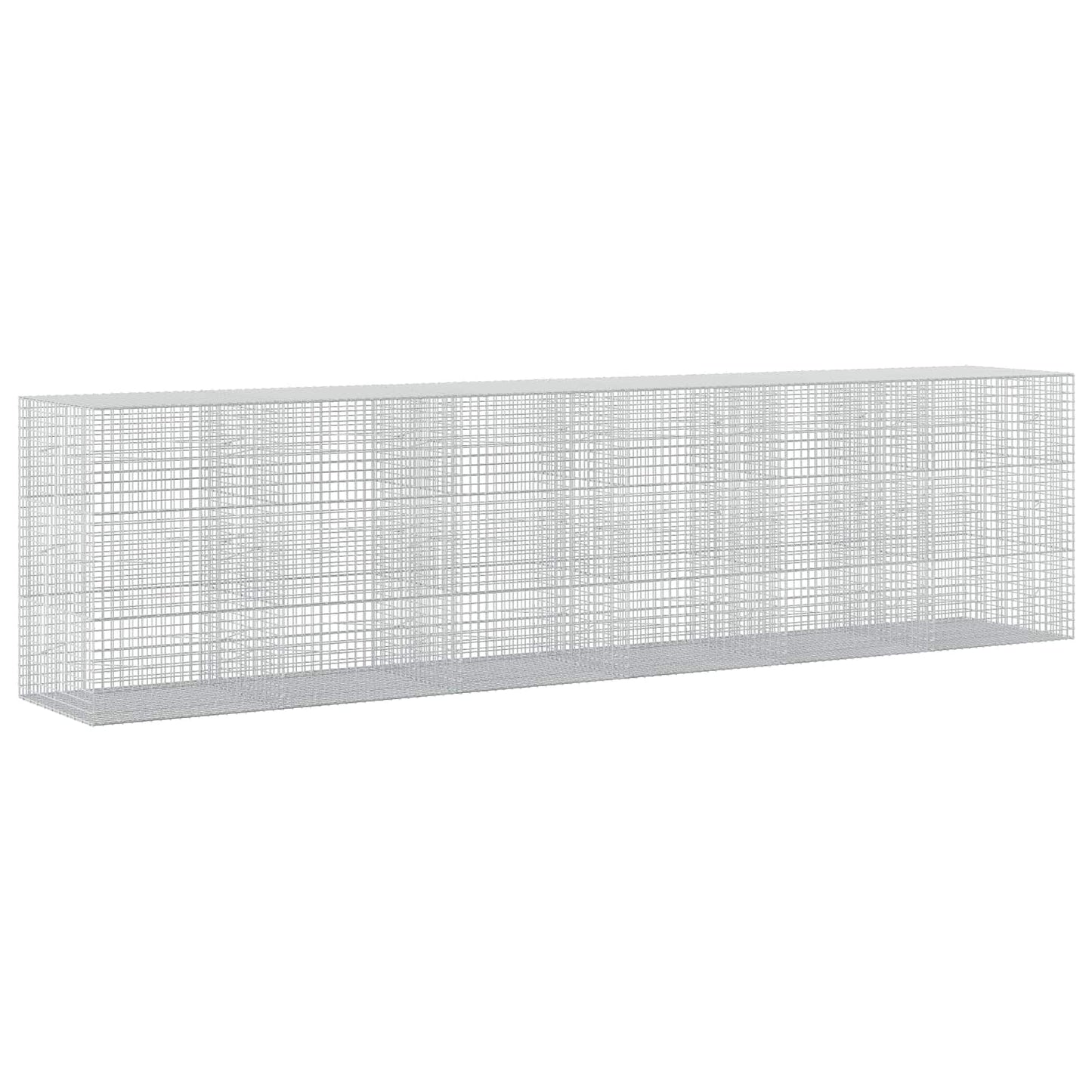 vidaXL Γκαμπιόν με σύρμα 5 mm και πλέγμα 5x5 cm 600x100x150 εκ
