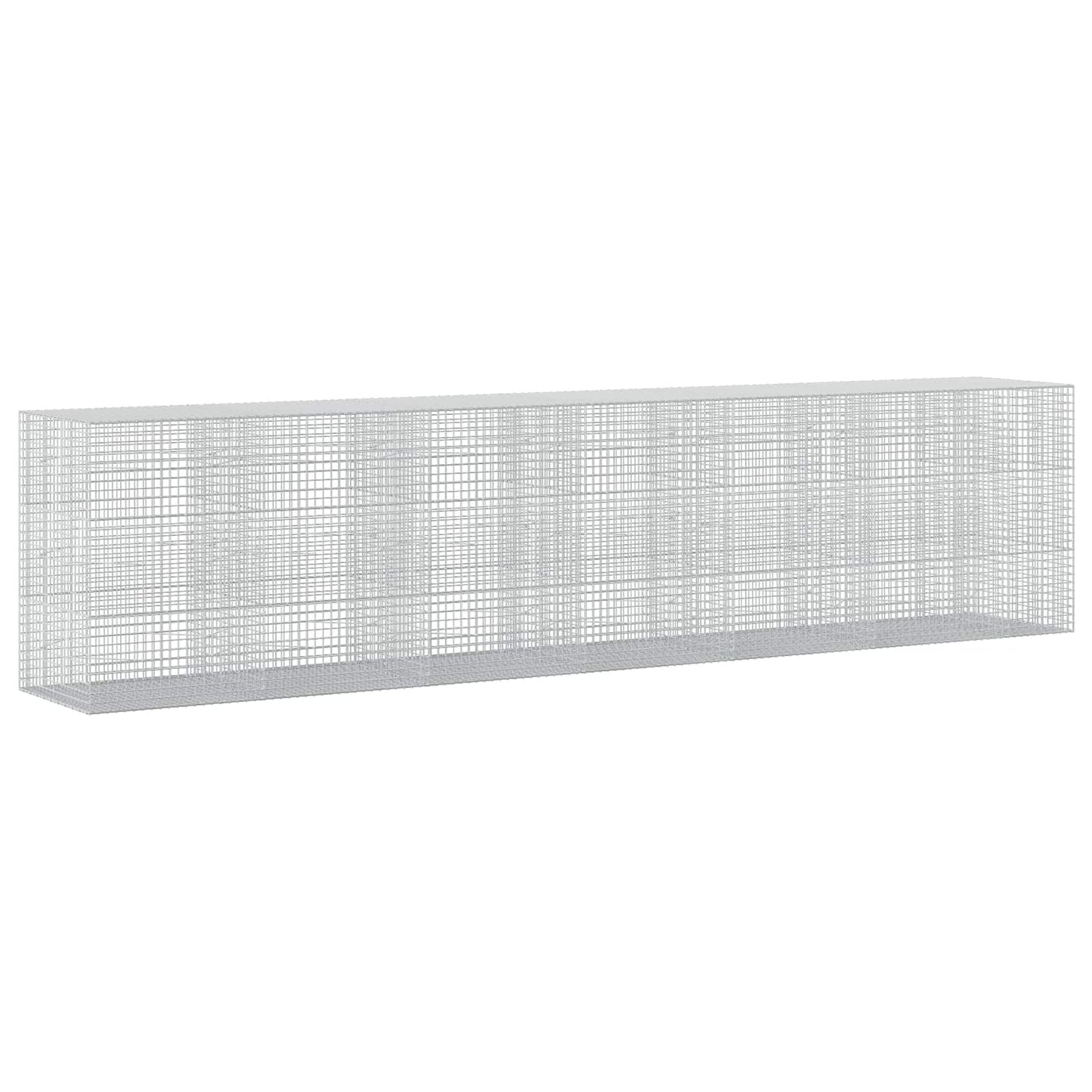 vidaXL Γκαμπιόν με σύρμα 5 mm και πλέγμα 5x5 cm 650x100x150 εκ