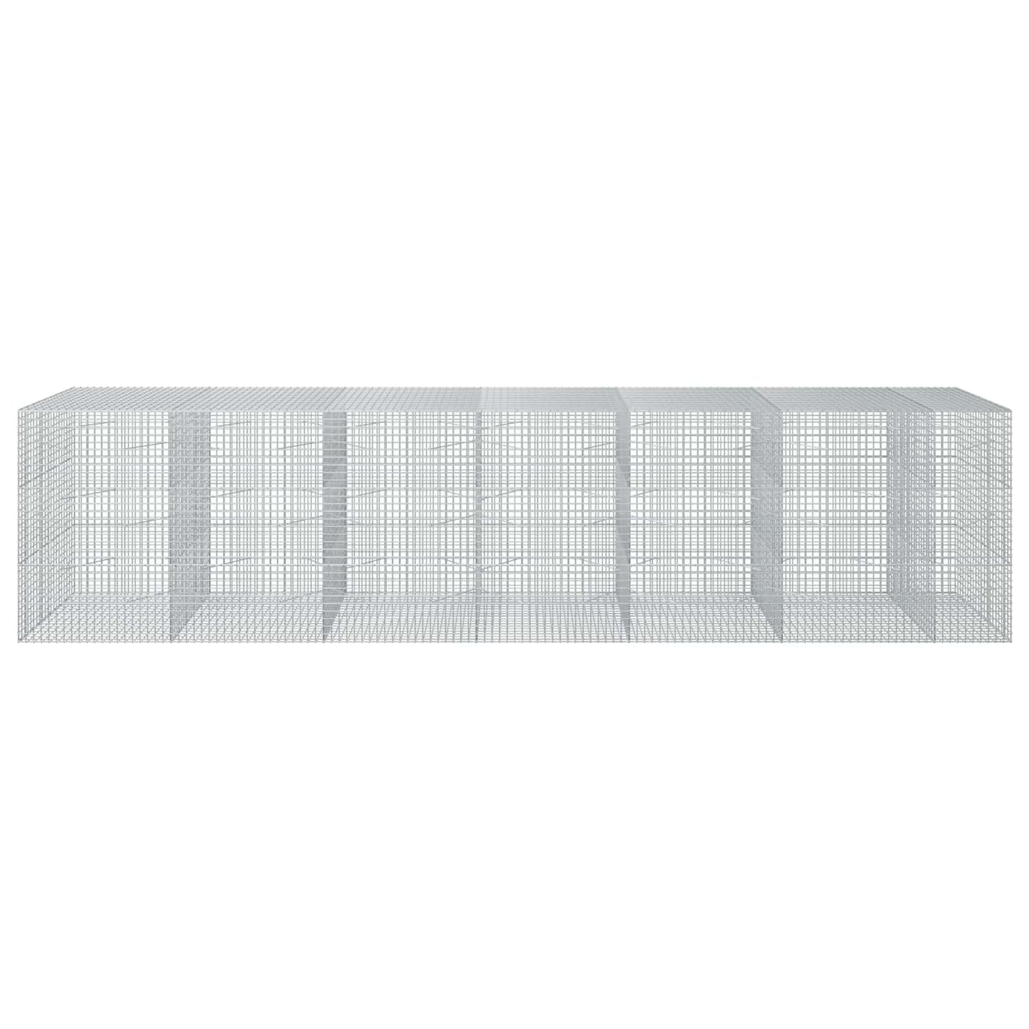 vidaXL Γκαμπιόν με σύρμα 5 mm και πλέγμα 5x5 cm 650x100x150 εκ