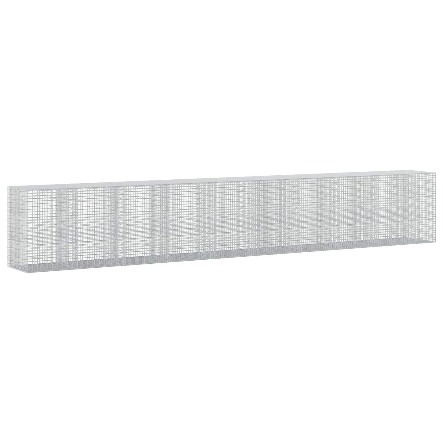vidaXL Γκαμπιόν με σύρμα 5 mm και πλέγμα 5x5 cm 950x100x150 εκ.