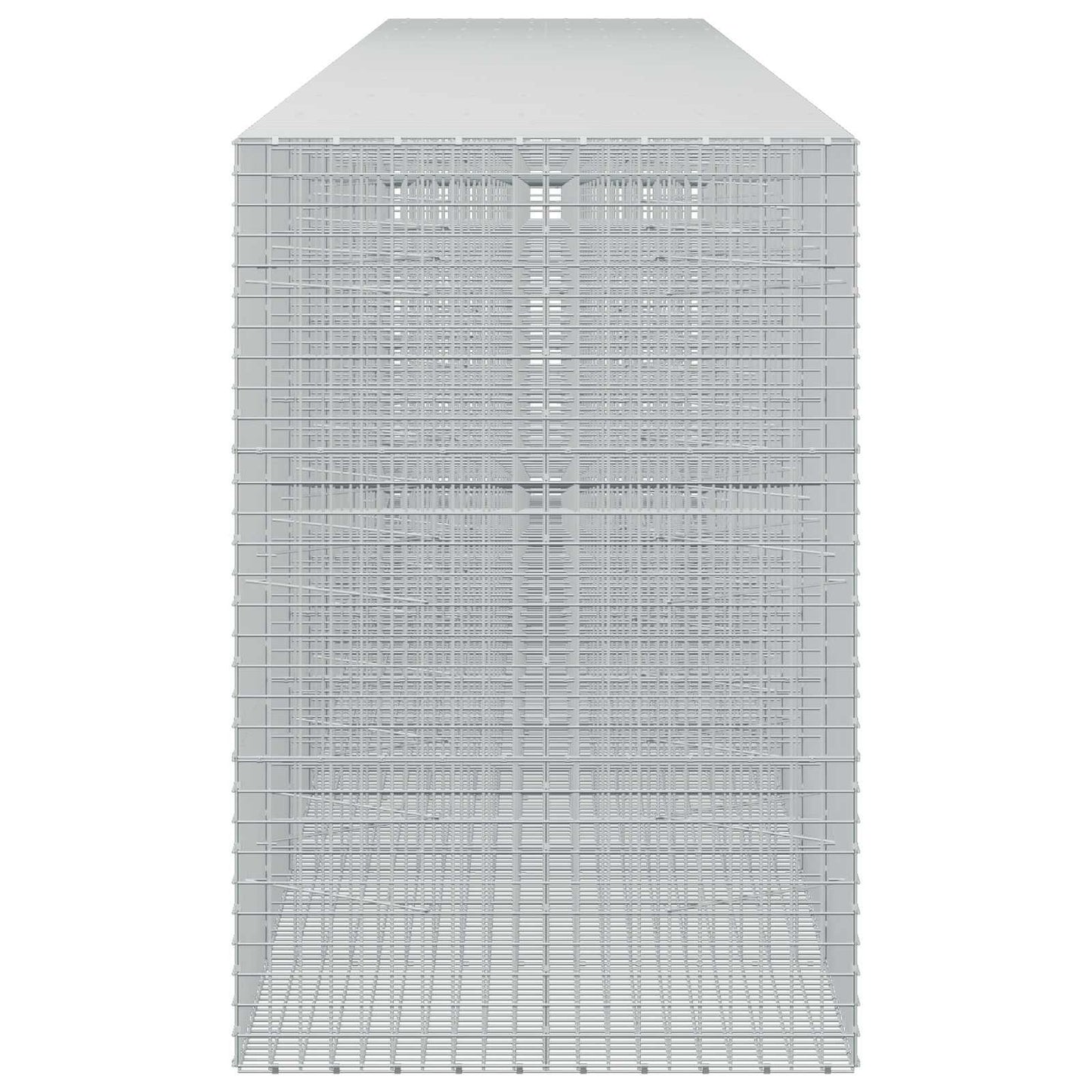 vidaXL Γκαμπιόν με σύρμα 5 mm και πλέγμα 5x5 cm 950x100x150 εκ.
