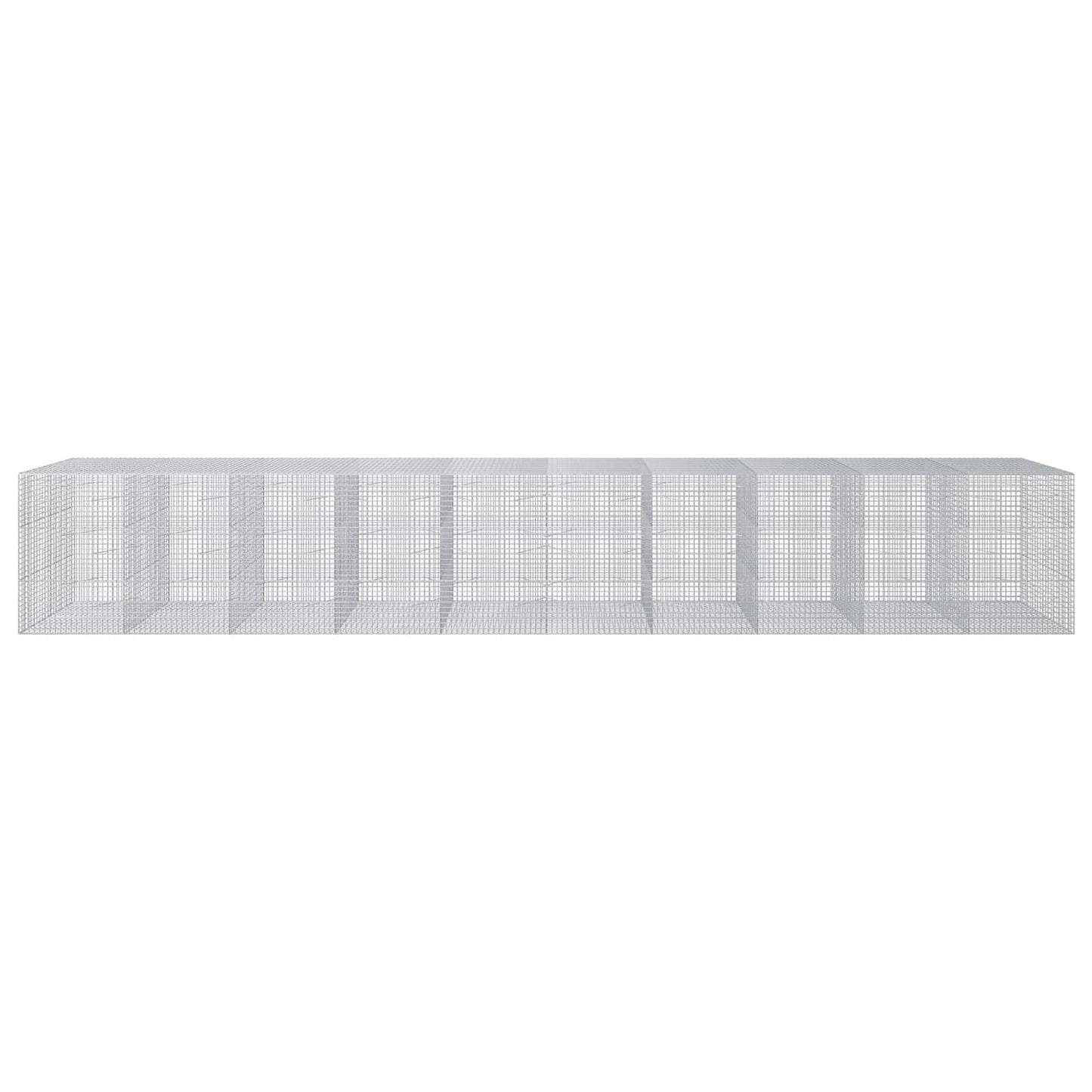 vidaXL Γκαμπιόν με σύρμα 5 mm και πλέγμα 5x5 cm 1000x100x150 εκ.