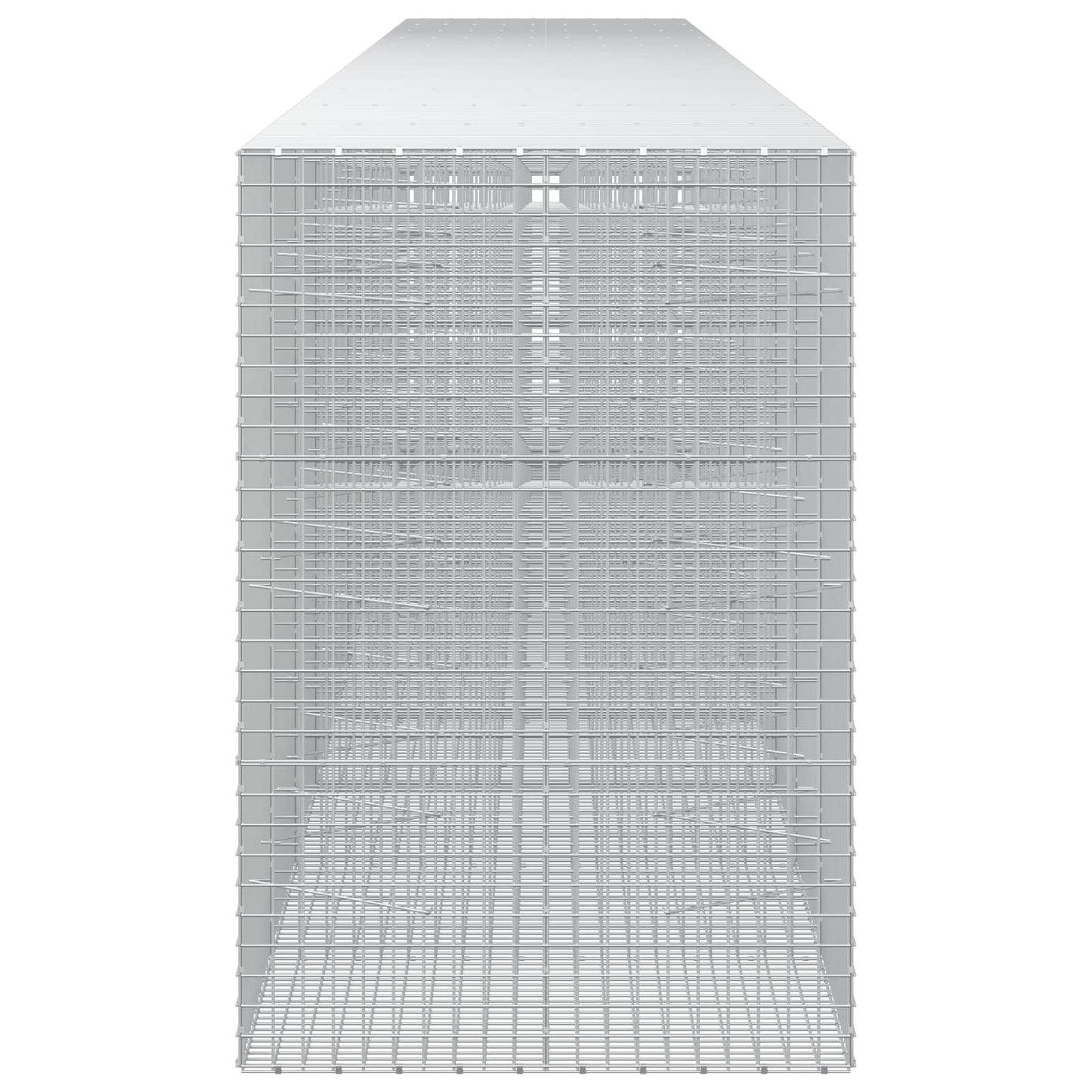 vidaXL Γκαμπιόν με σύρμα 5 mm και πλέγμα 5x5 cm 1100x100x150 εκ.