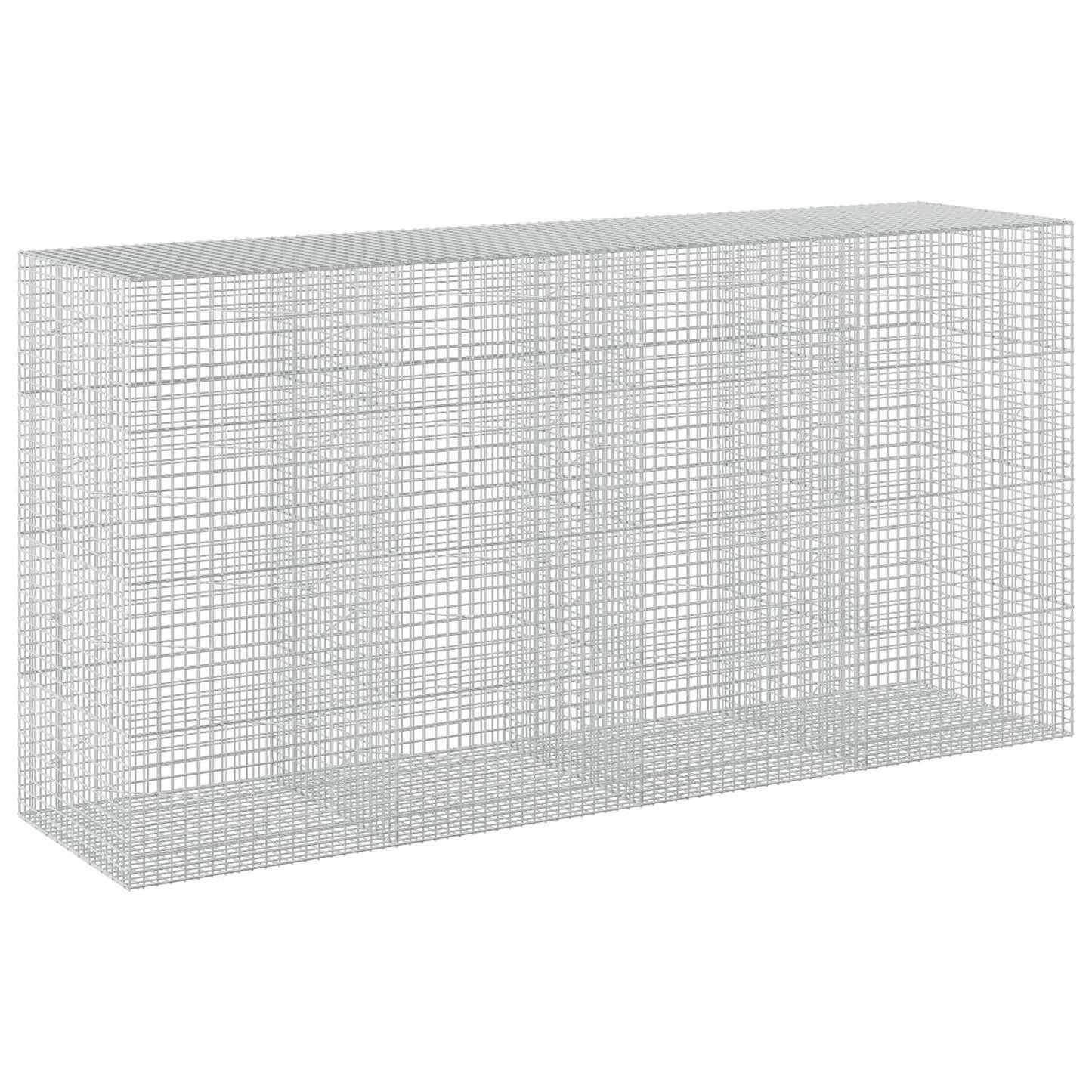 vidaXL Γκαμπιόν με σύρμα 5 mm και πλέγμα 5x5 cm 400x100x200 εκ