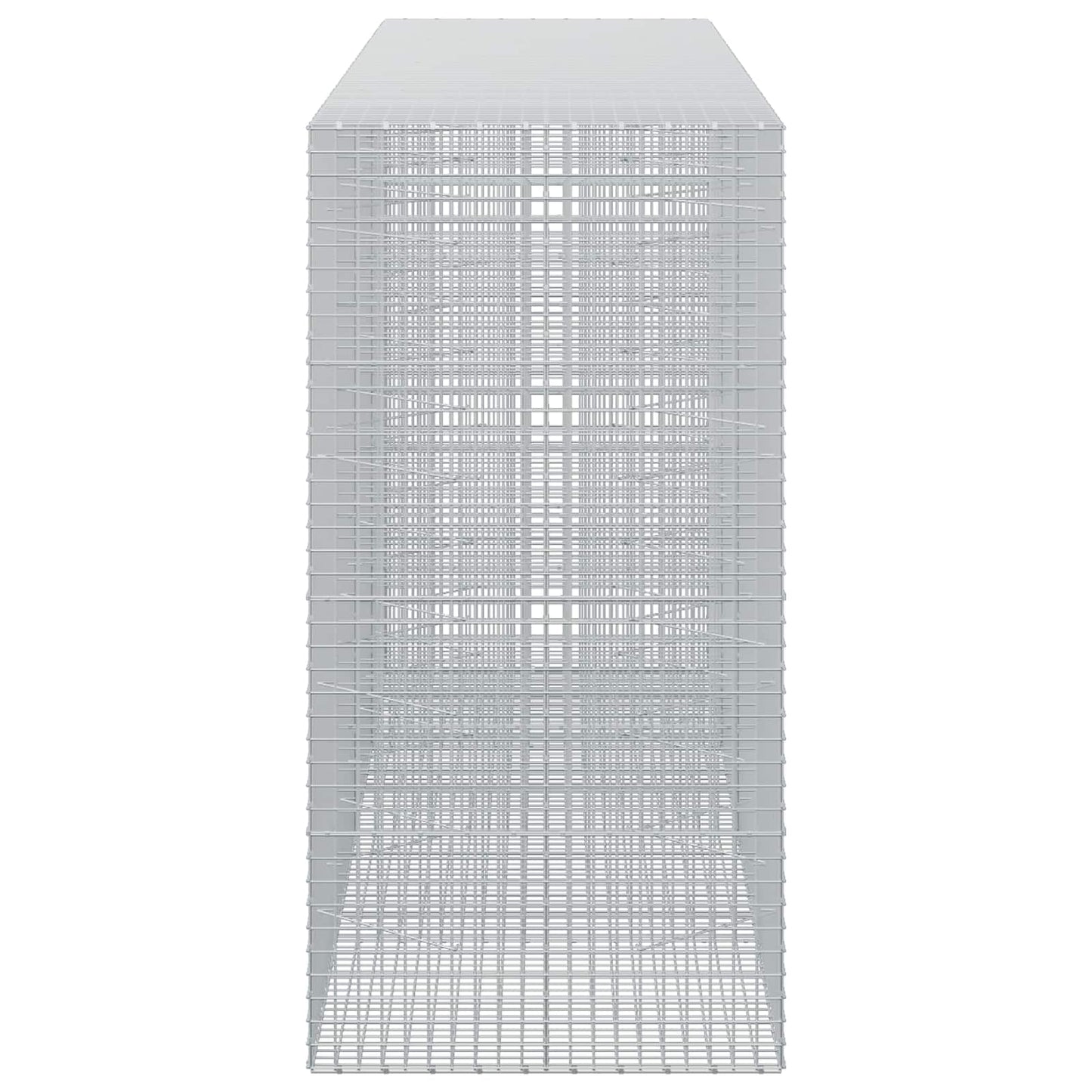 vidaXL Γκαμπιόν με σύρμα 5 mm και πλέγμα 5x5 cm 400x100x200 εκ
