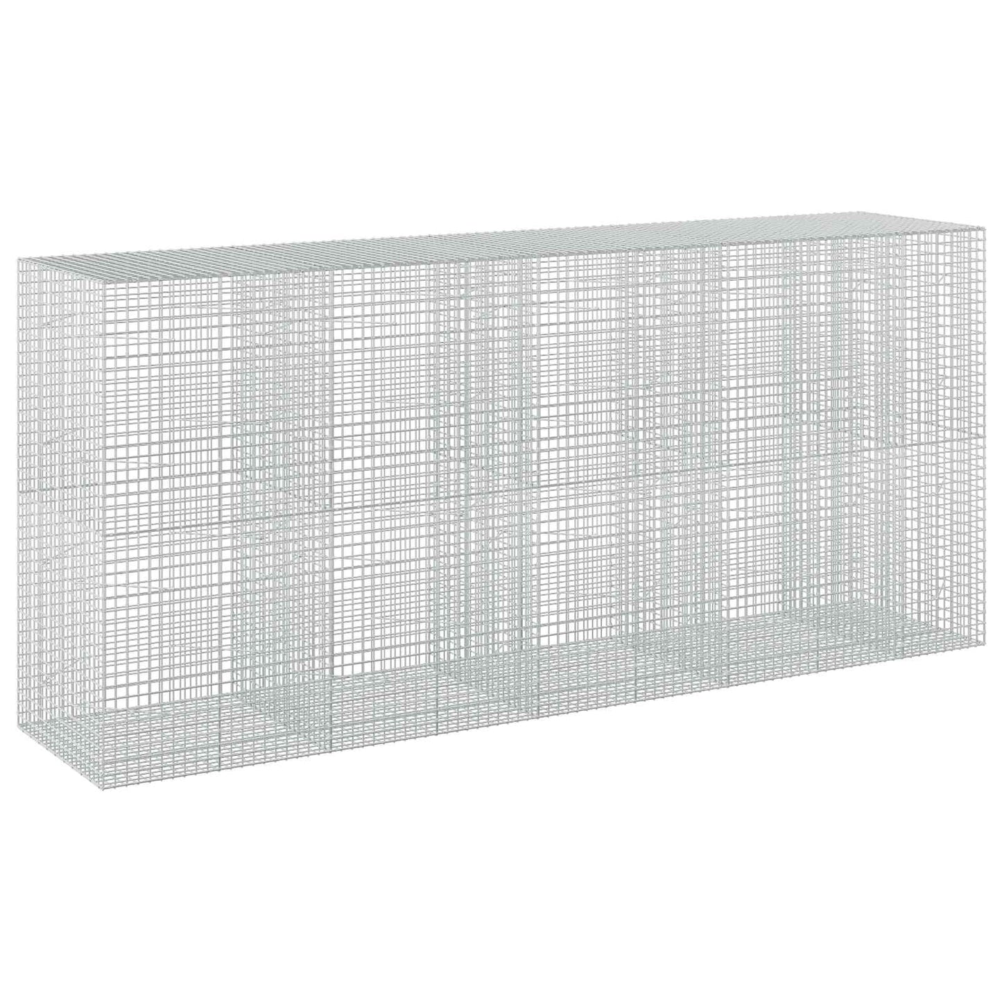 vidaXL Γκαμπιόν με σύρμα 5 mm και πλέγμα 5x5 cm 450x100x200 εκ