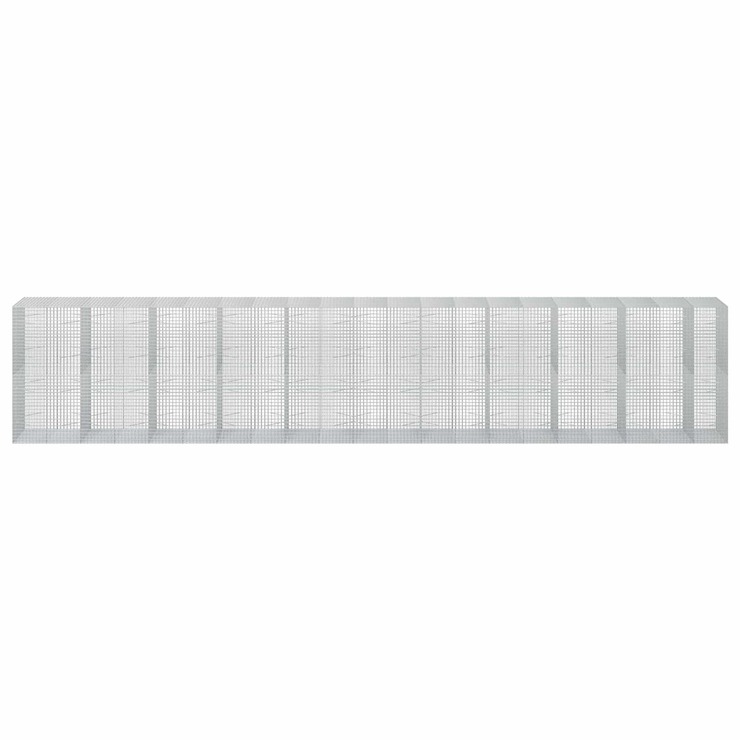 vidaXL Γκαμπιόν με σύρμα 5 mm και πλέγμα 5x5 cm 1050x100x200 εκ.
