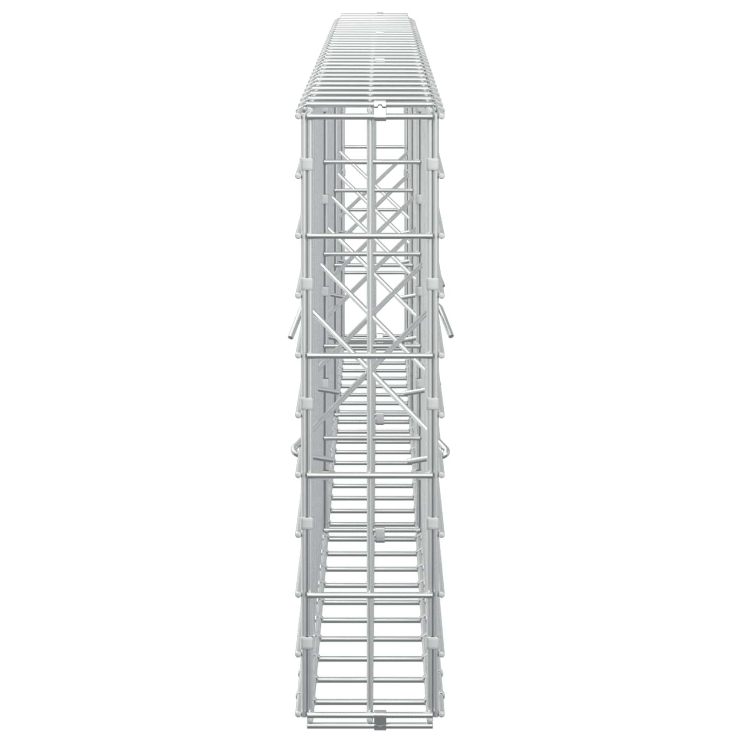 vidaXL Γκαμπιόν με σύρμα 5 mm και πλέγμα 5x10 cm 300x10x50 εκ
