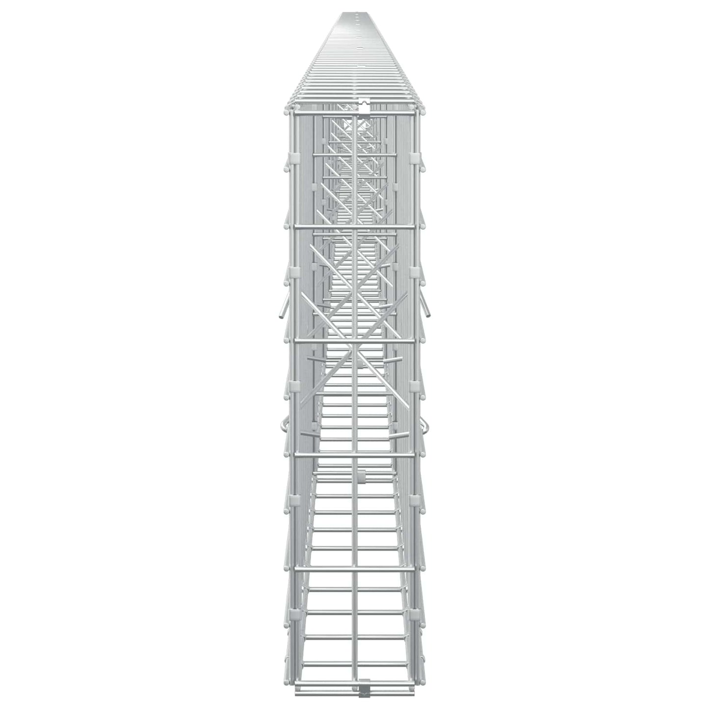 vidaXL Γκαμπιόν με σύρμα 5 mm και πλέγμα 5x10 cm 900x10x50 εκ