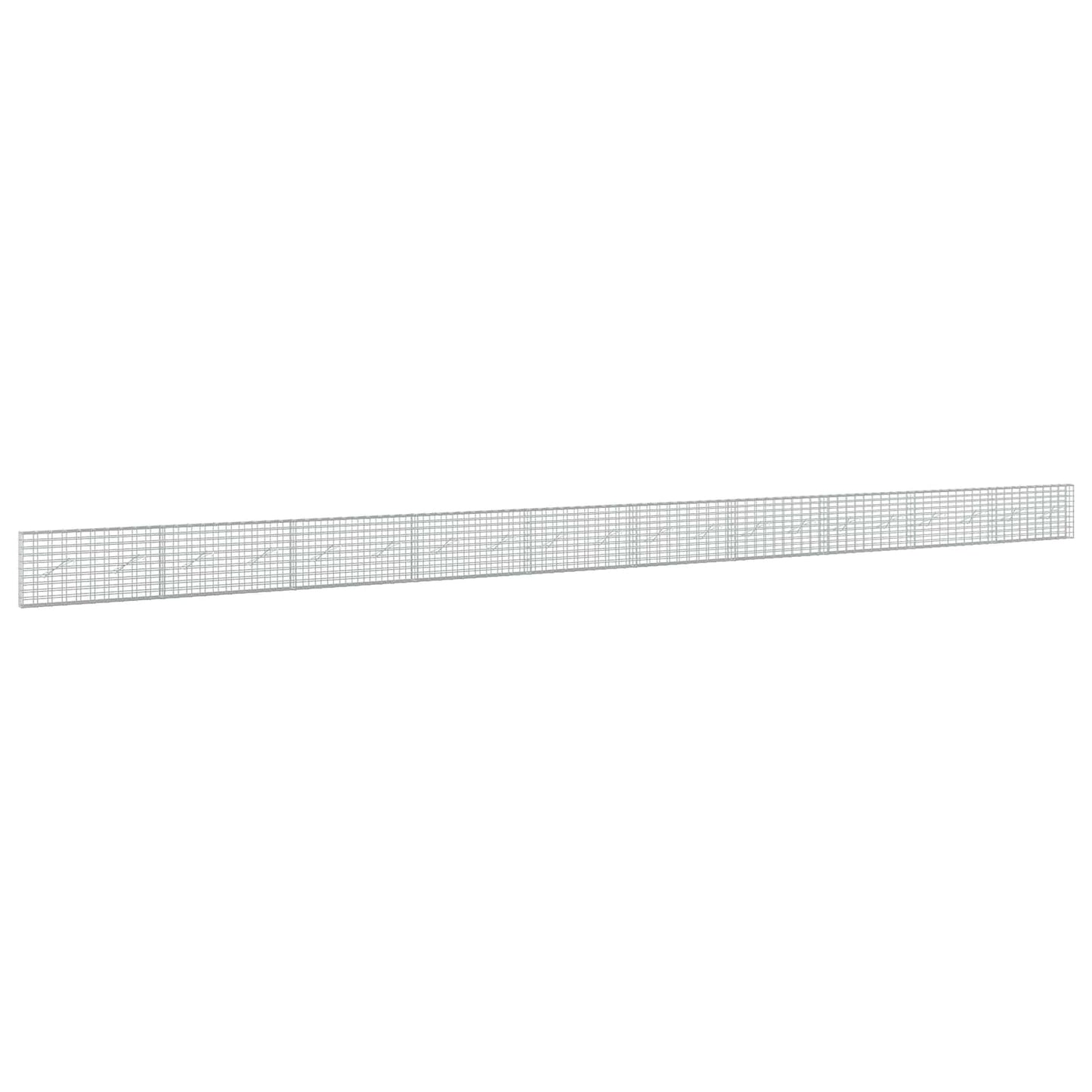 vidaXL Γκαμπιόν με σύρμα 5 mm και πλέγμα 5x10 cm 1000x10x50 εκ