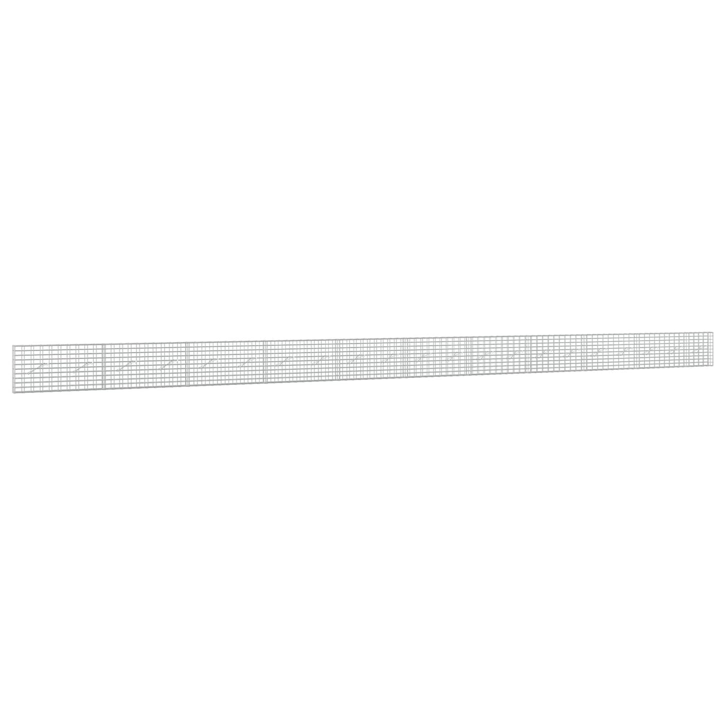 vidaXL Γκαμπιόν με σύρμα 5 mm και πλέγμα 5x10 cm 1050x10x50 εκ