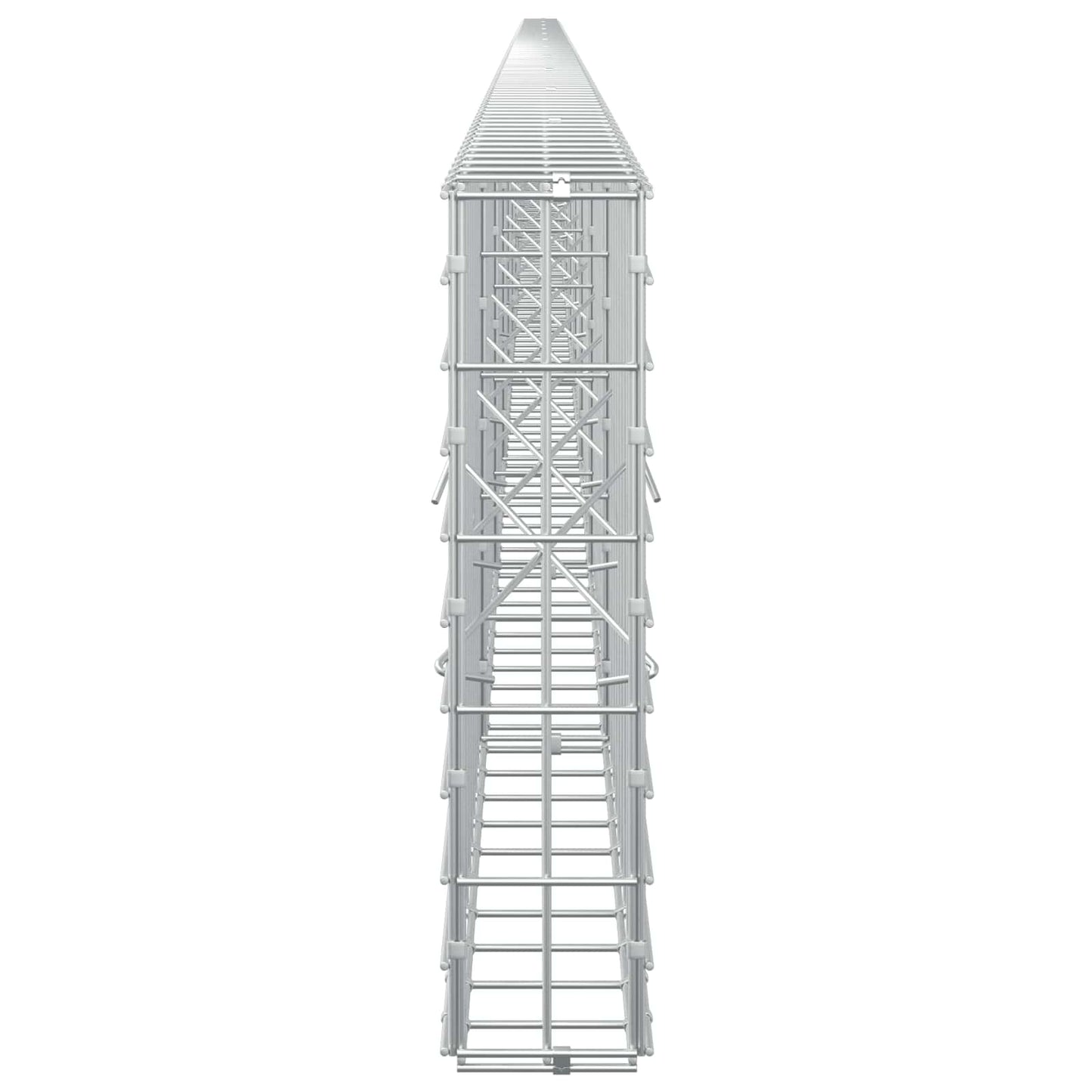 vidaXL Γκαμπιόν με σύρμα 5 mm και πλέγμα 5x10 cm 1100x10x50 εκ