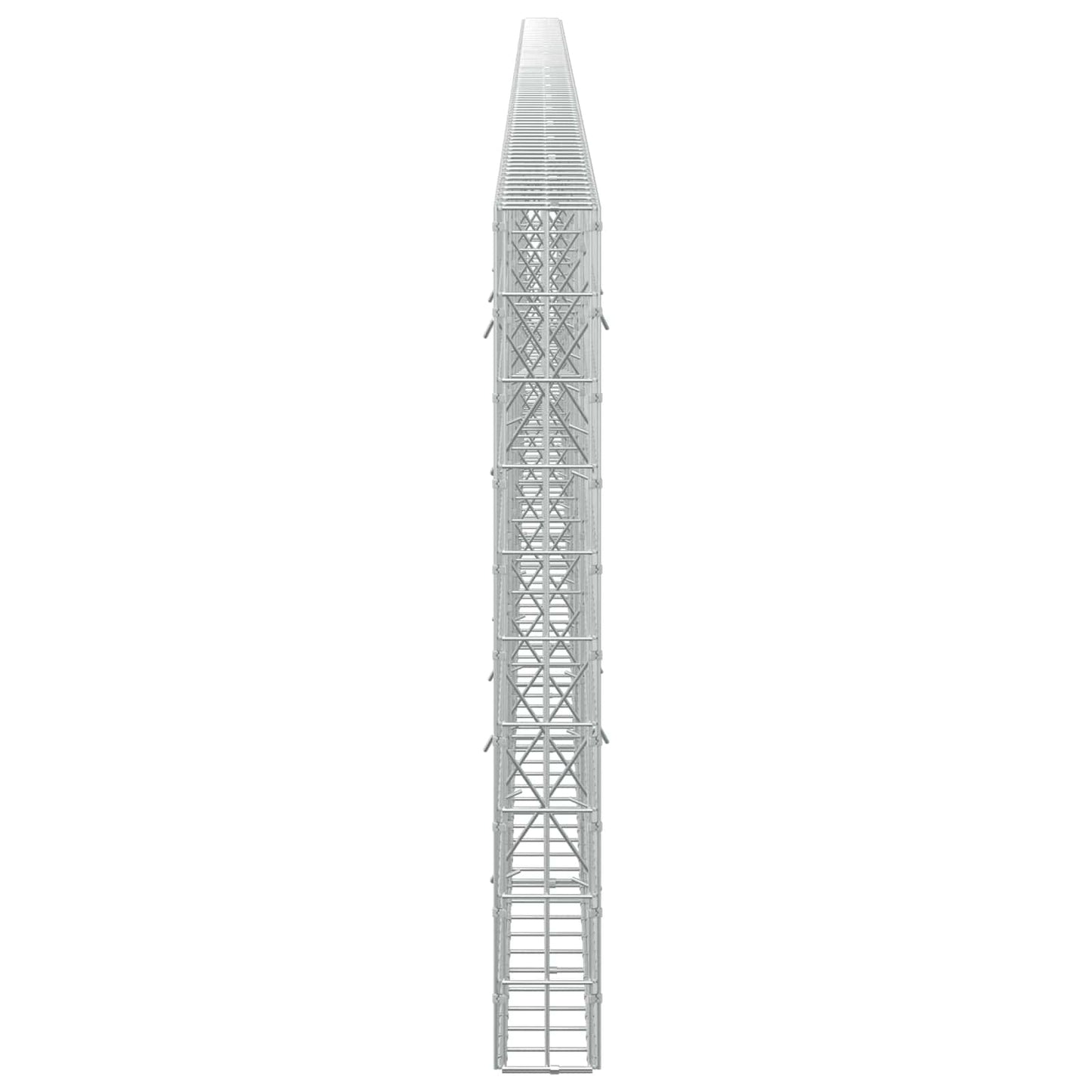 vidaXL Γκαμπιόν με σύρμα 5 mm και πλέγμα 5x10 cm 900x10x100 εκ