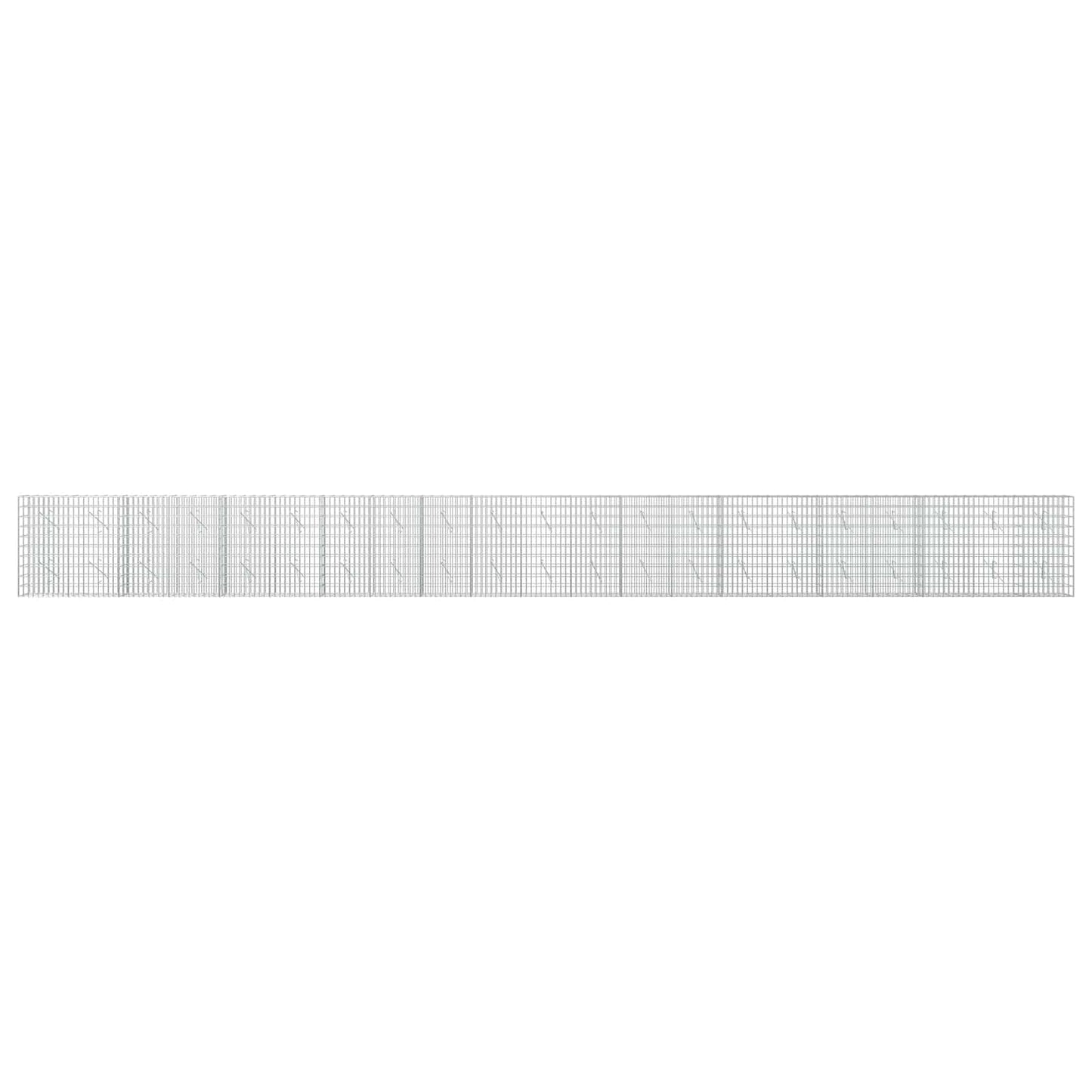 vidaXL Γκαμπιόν με σύρμα 5 mm και πλέγμα 5x10 cm 1050x10x100 εκ.