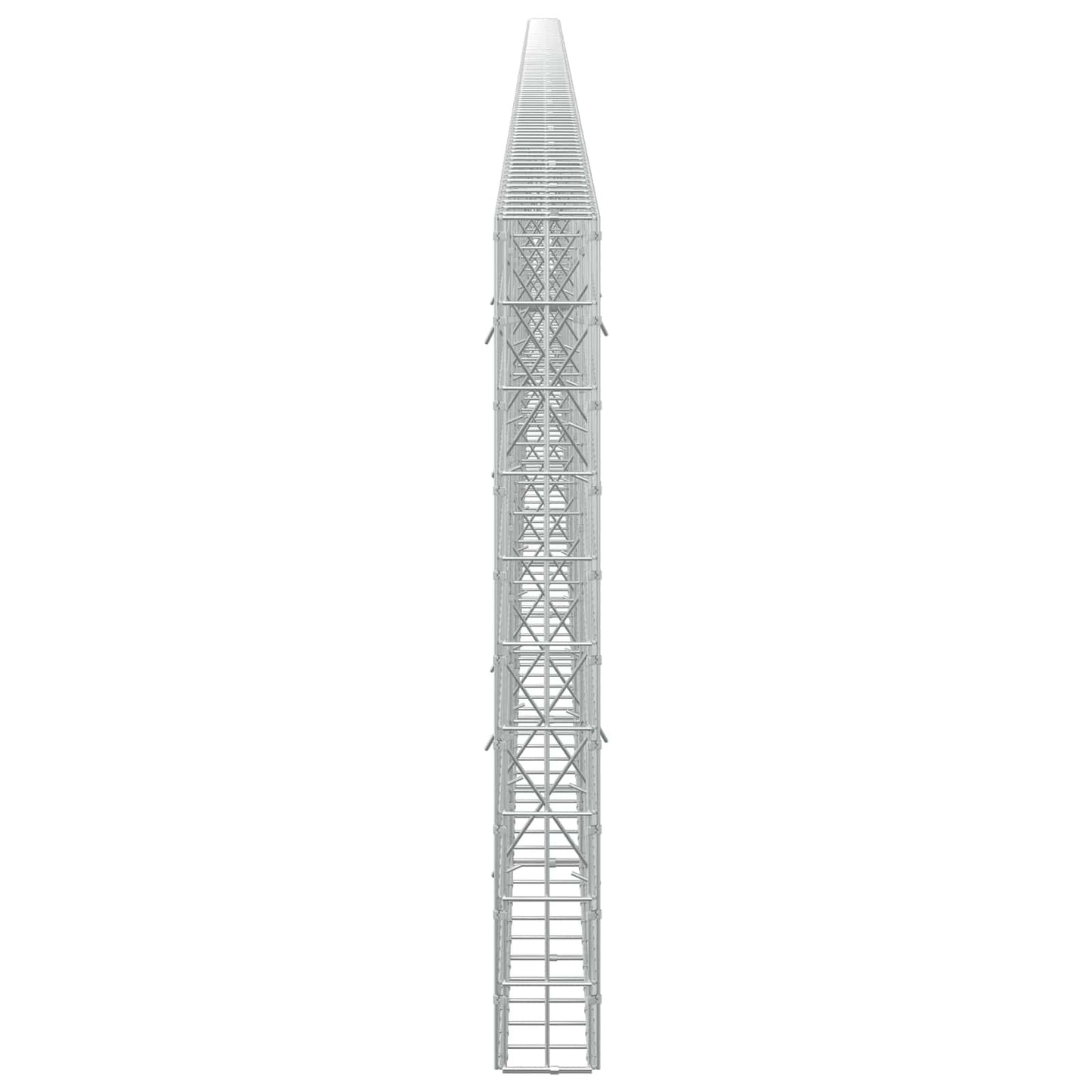 vidaXL Γκαμπιόν με σύρμα 5 mm και πλέγμα 5x10 cm 1050x10x100 εκ.
