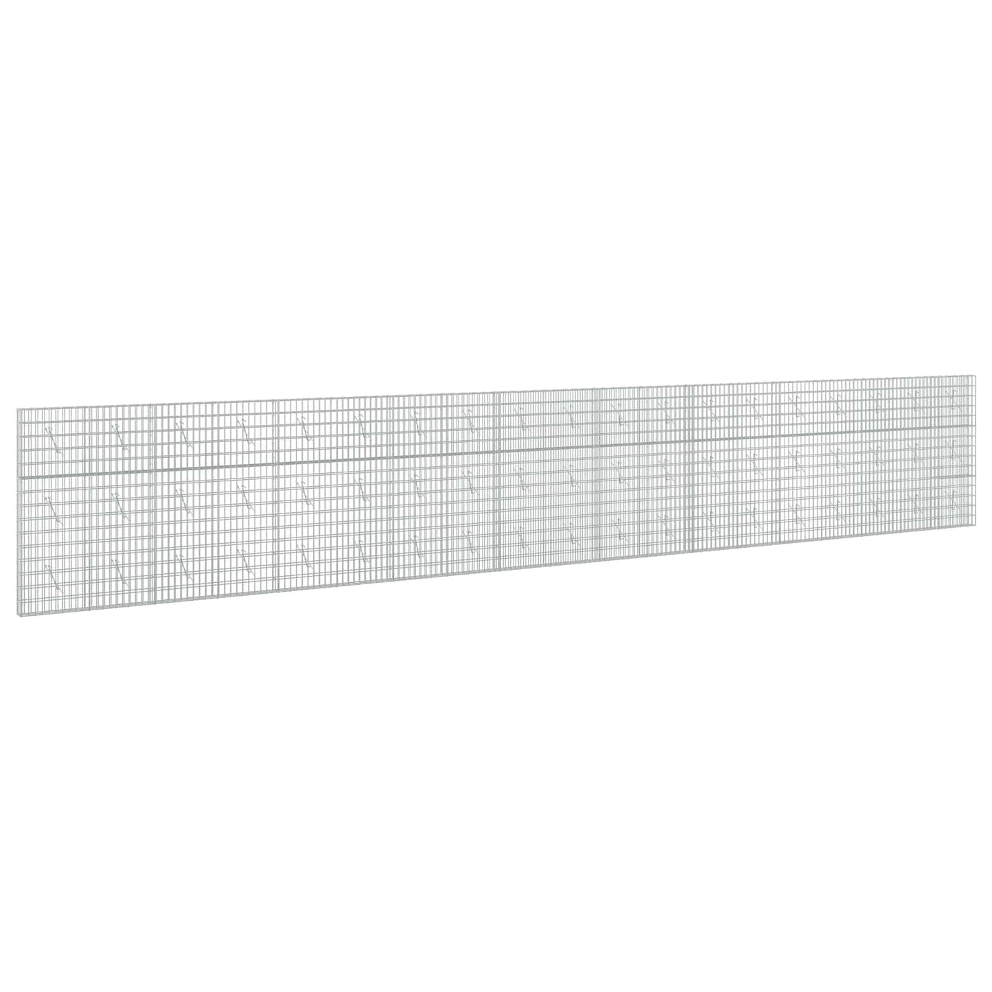 vidaXL Γκαμπιόν με σύρμα 5 mm και πλέγμα 5x10 cm 950x10x150 εκ