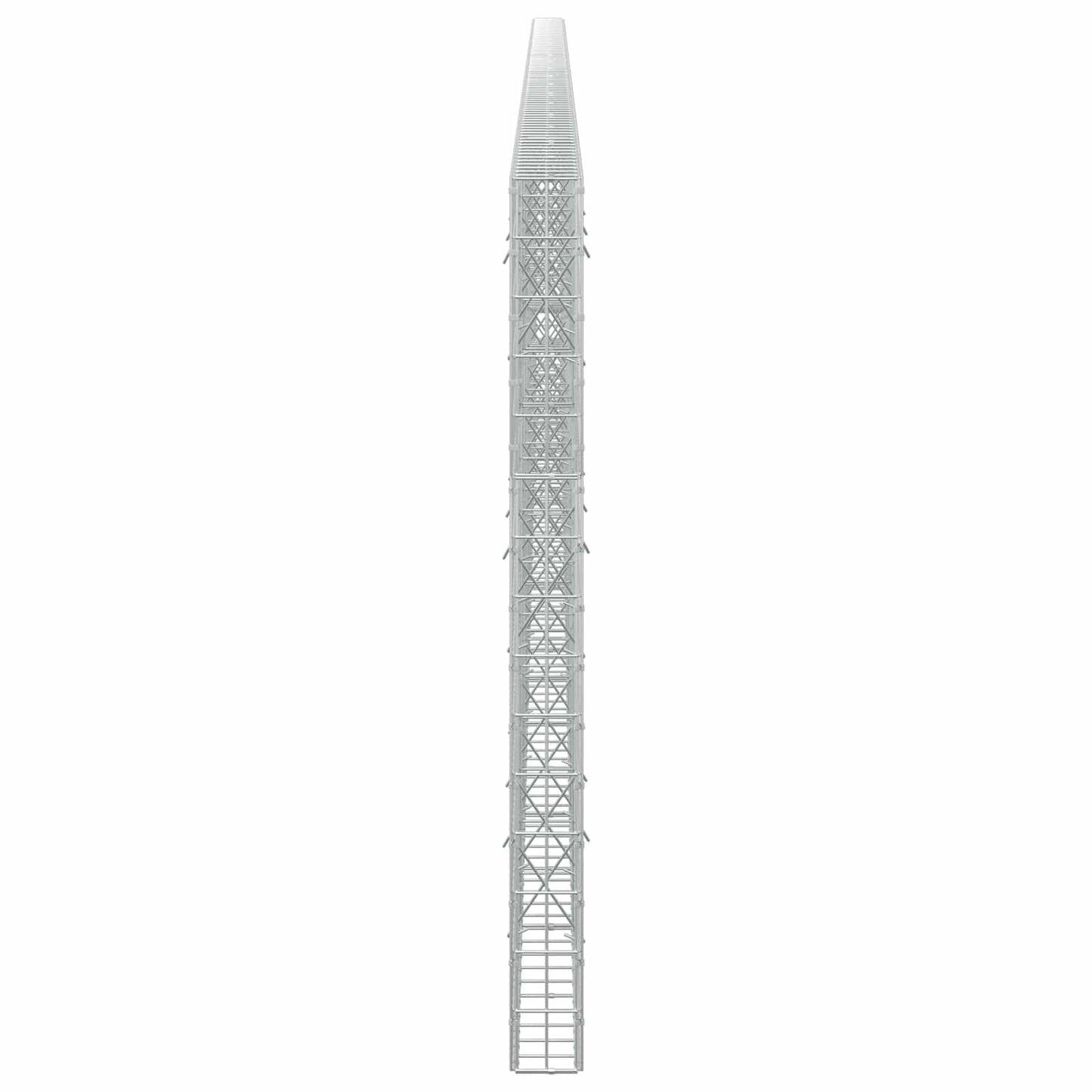 vidaXL Γκαμπιόν με σύρμα 5 mm και πλέγμα 5x10 cm 950x10x150 εκ