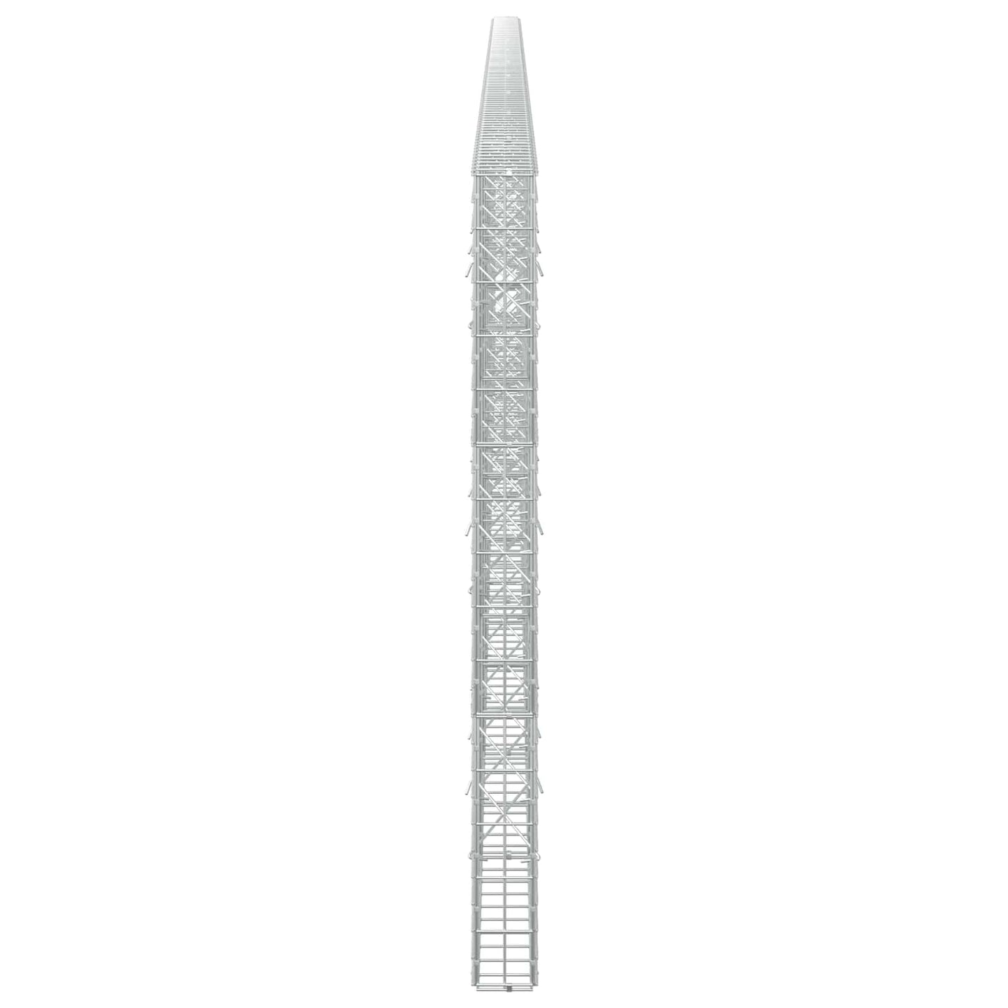 vidaXL Γκαμπιόν με σύρμα 5 mm και πλέγμα 5x10 cm 1000x10x150 εκ