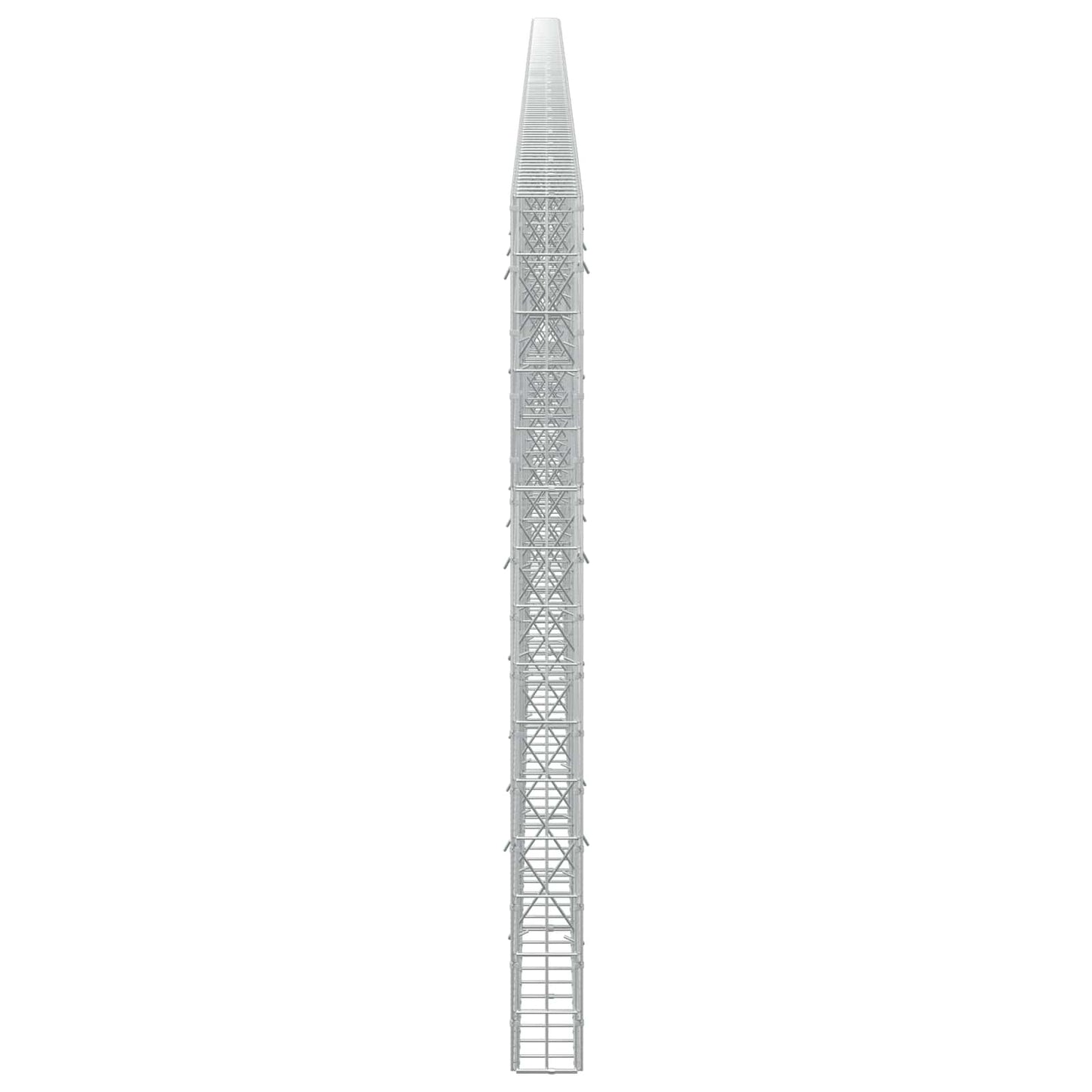 vidaXL Γκαμπιόν με σύρμα 5 mm και πλέγμα 5x10 cm 1150x10x150 εκ