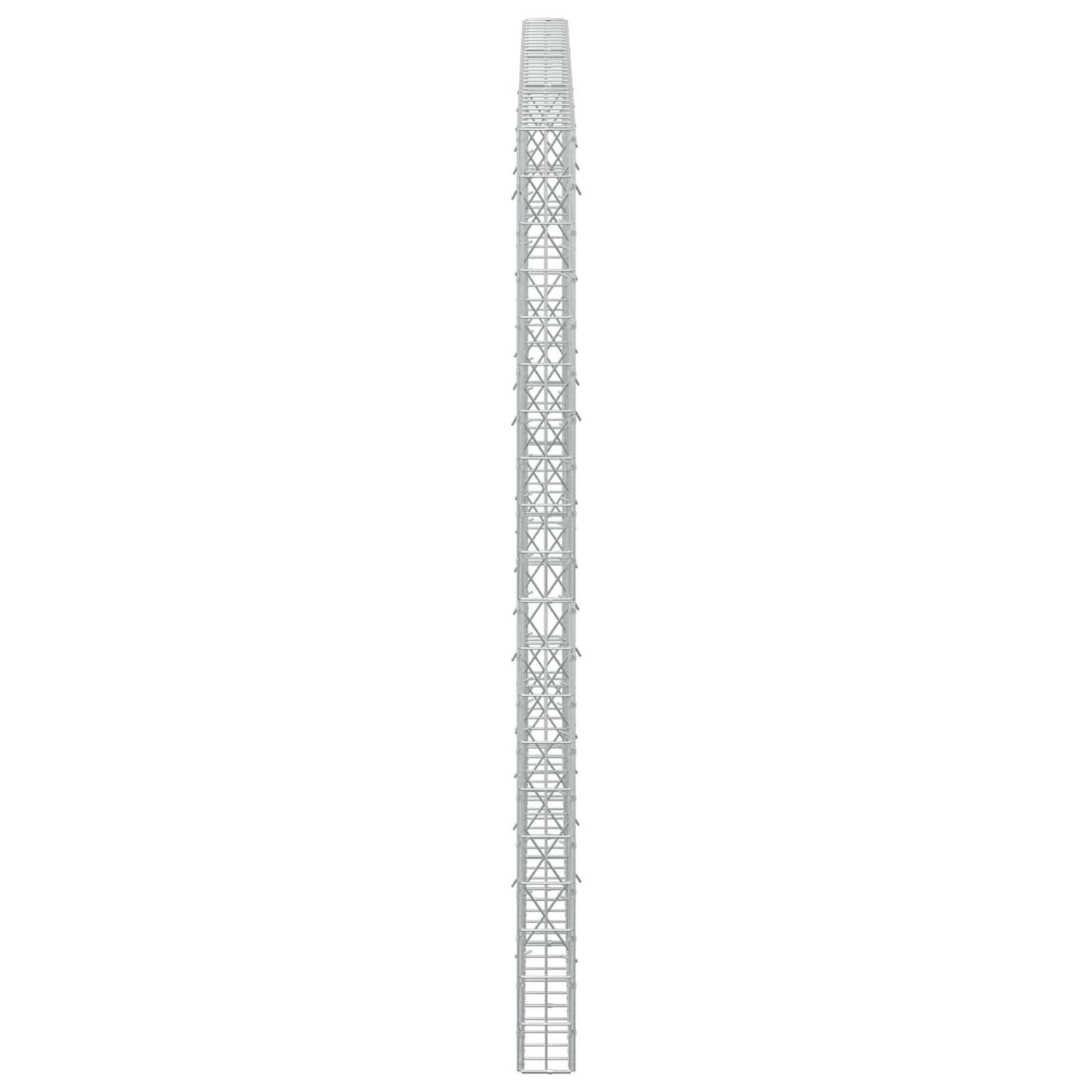vidaXL Γκαμπιόν με σύρμα 5 mm και πλέγμα 5x10 cm 300x10x200 εκ