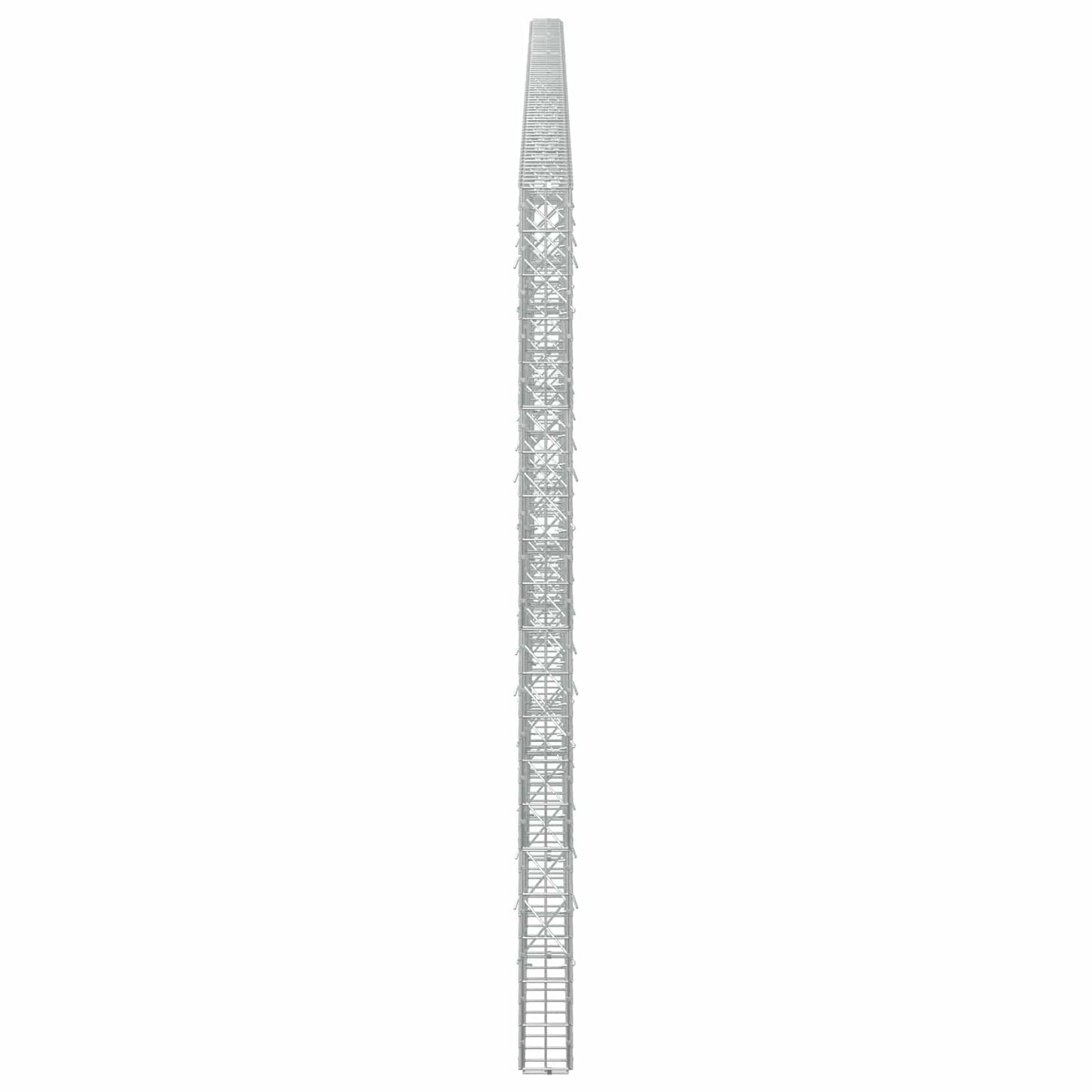 vidaXL Γκαμπιόν με σύρμα 5 mm και πλέγμα 5x10 cm 700x10x200 εκ