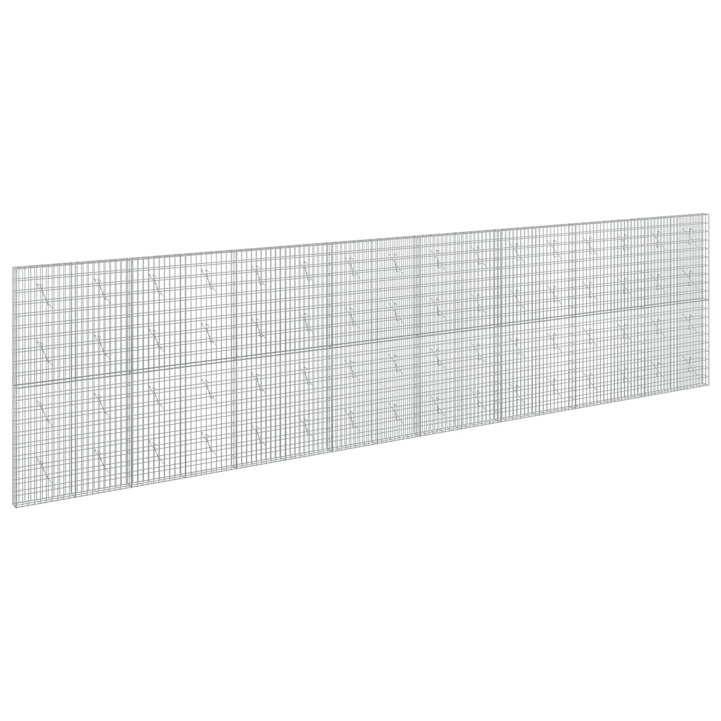 vidaXL Γκαμπιόν με σύρμα 5 mm και πλέγμα 5x10 cm 800x10x200 εκ
