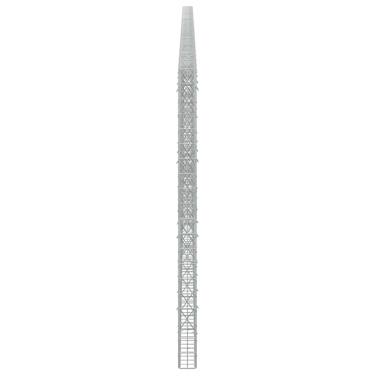 vidaXL Γκαμπιόν με σύρμα 5 mm και πλέγμα 5x10 cm 900x10x200 εκ