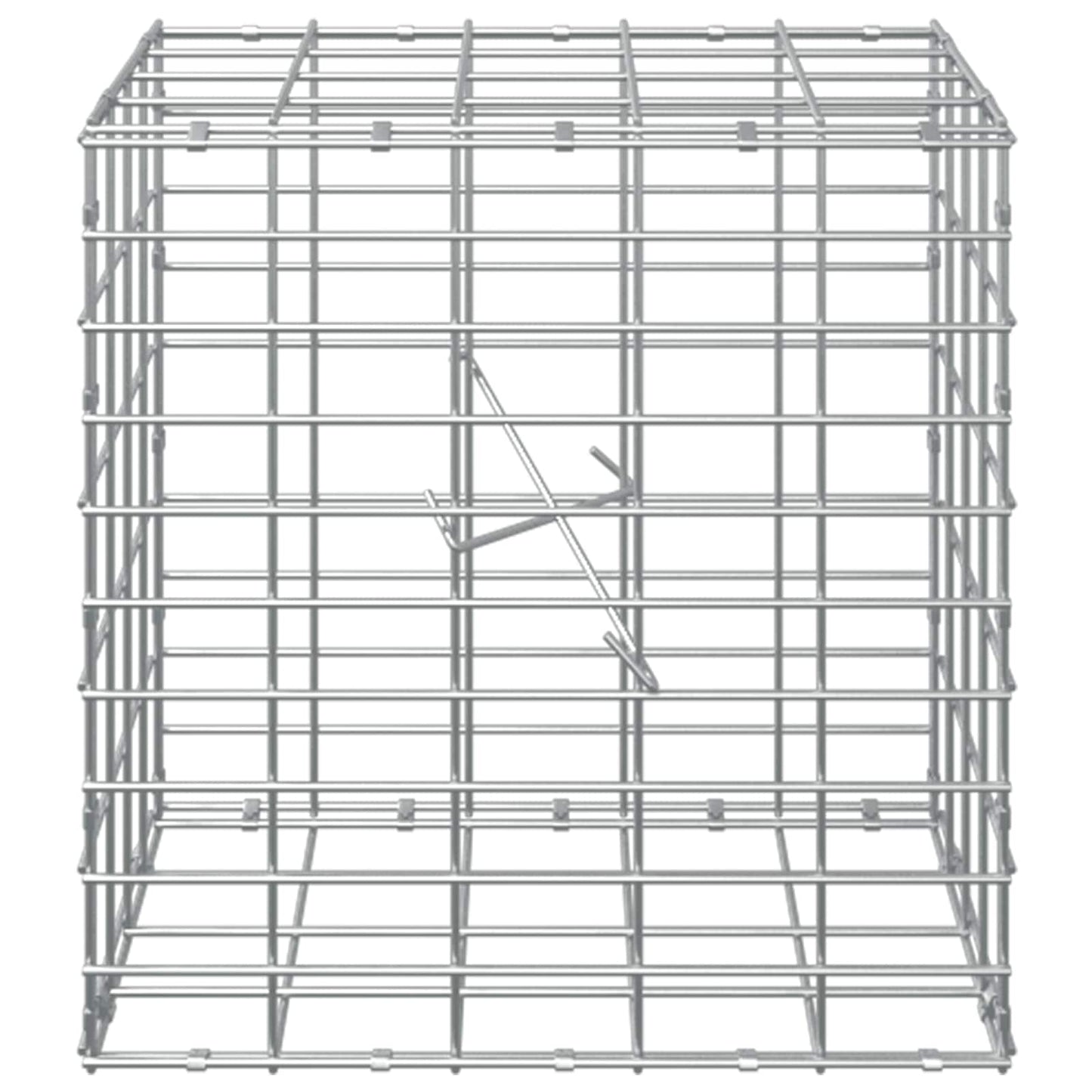 vidaXL Γκαμπιόν με σύρμα 5 mm και πλέγμα 5x10 cm 50x20x50 εκ