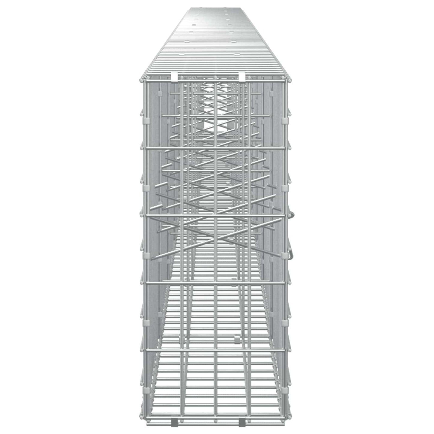 vidaXL Γκαμπιόν με σύρμα 5 mm και πλέγμα 5x10 cm 800x20x50 εκ