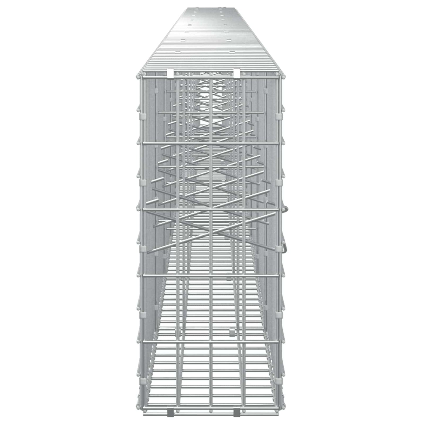 vidaXL Γκαμπιόν με σύρμα 5 mm και πλέγμα 5x10 cm 850x20x50 εκ