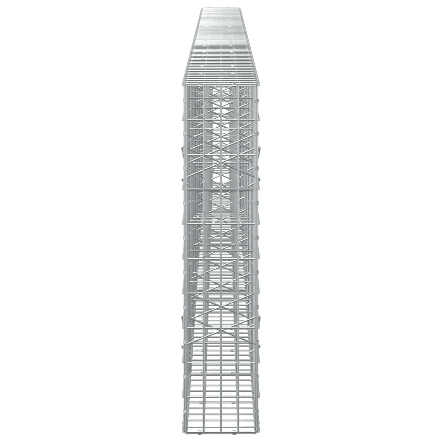 vidaXL Γκαμπιόν με σύρμα 5 mm και πλέγμα 5x10 cm 750x20x100 εκ