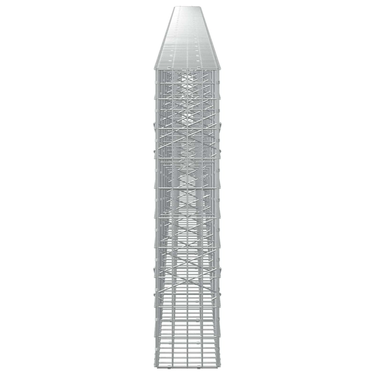 vidaXL Γκαμπιόν με σύρμα 5 mm και πλέγμα 5x10 cm 1150x20x100 εκ